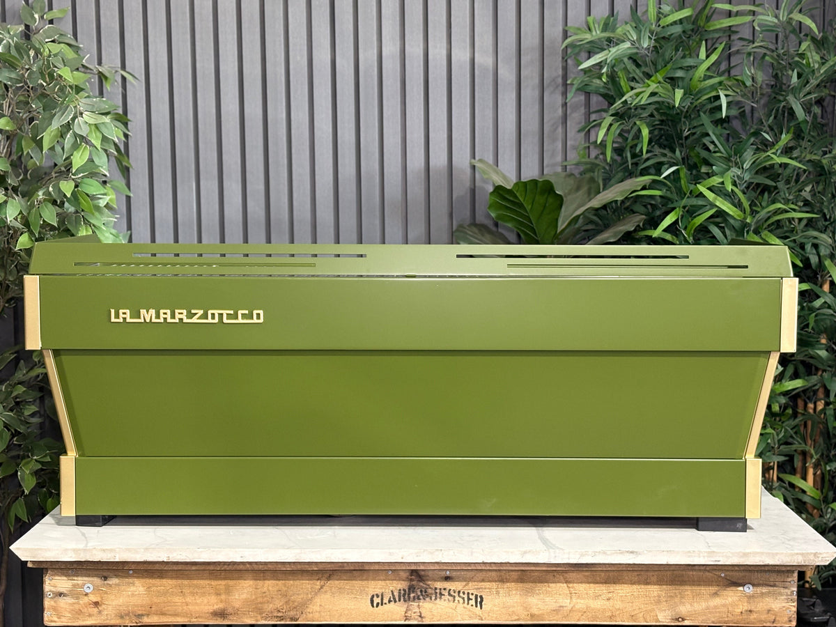 La Marzocco Linea PB - - 4 Group Commercial Espresso Machine - Commercial - Green & Timber