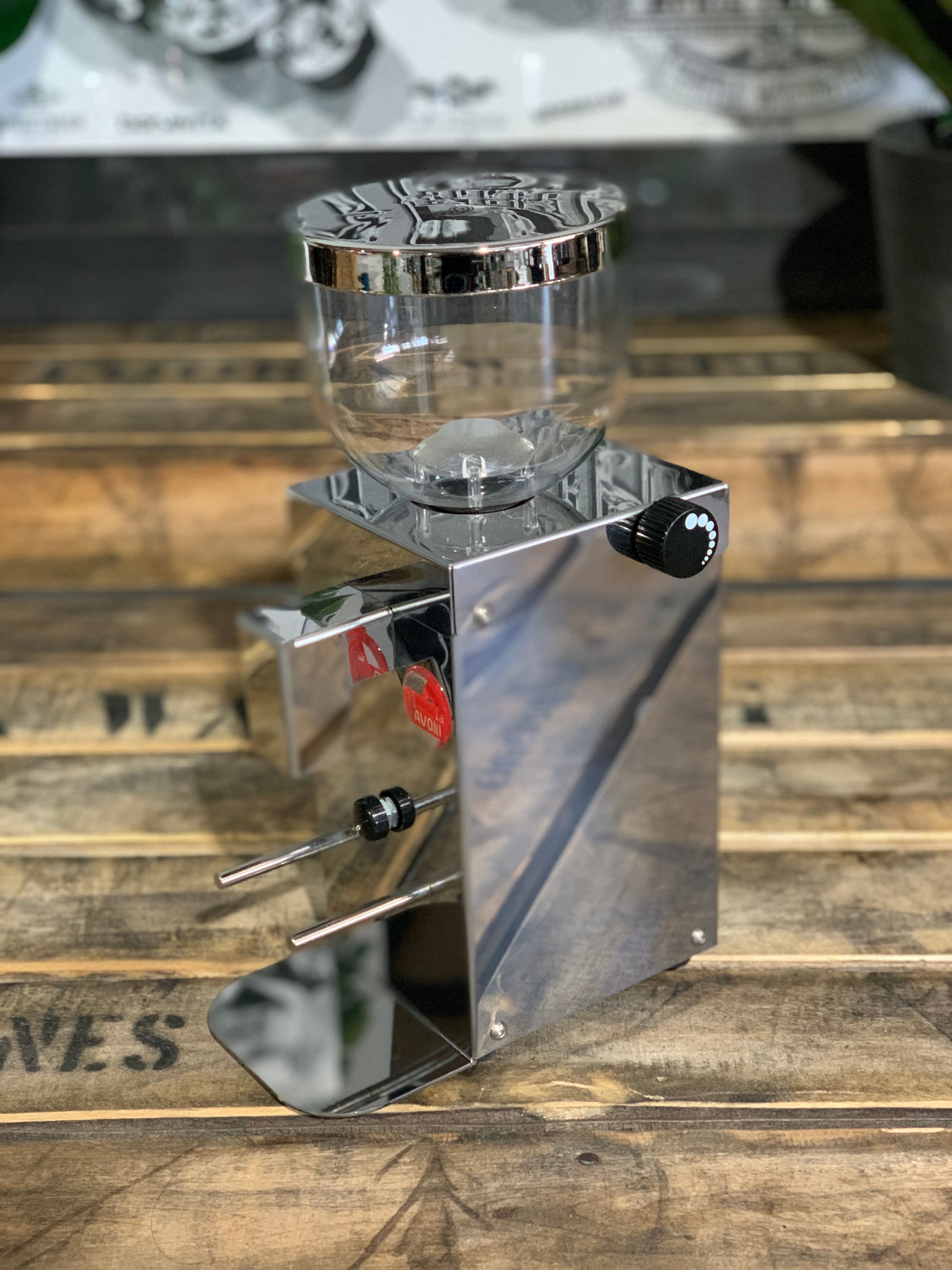 La Pavoni Kube Mill V2 - Coffee Grinder - Chrome