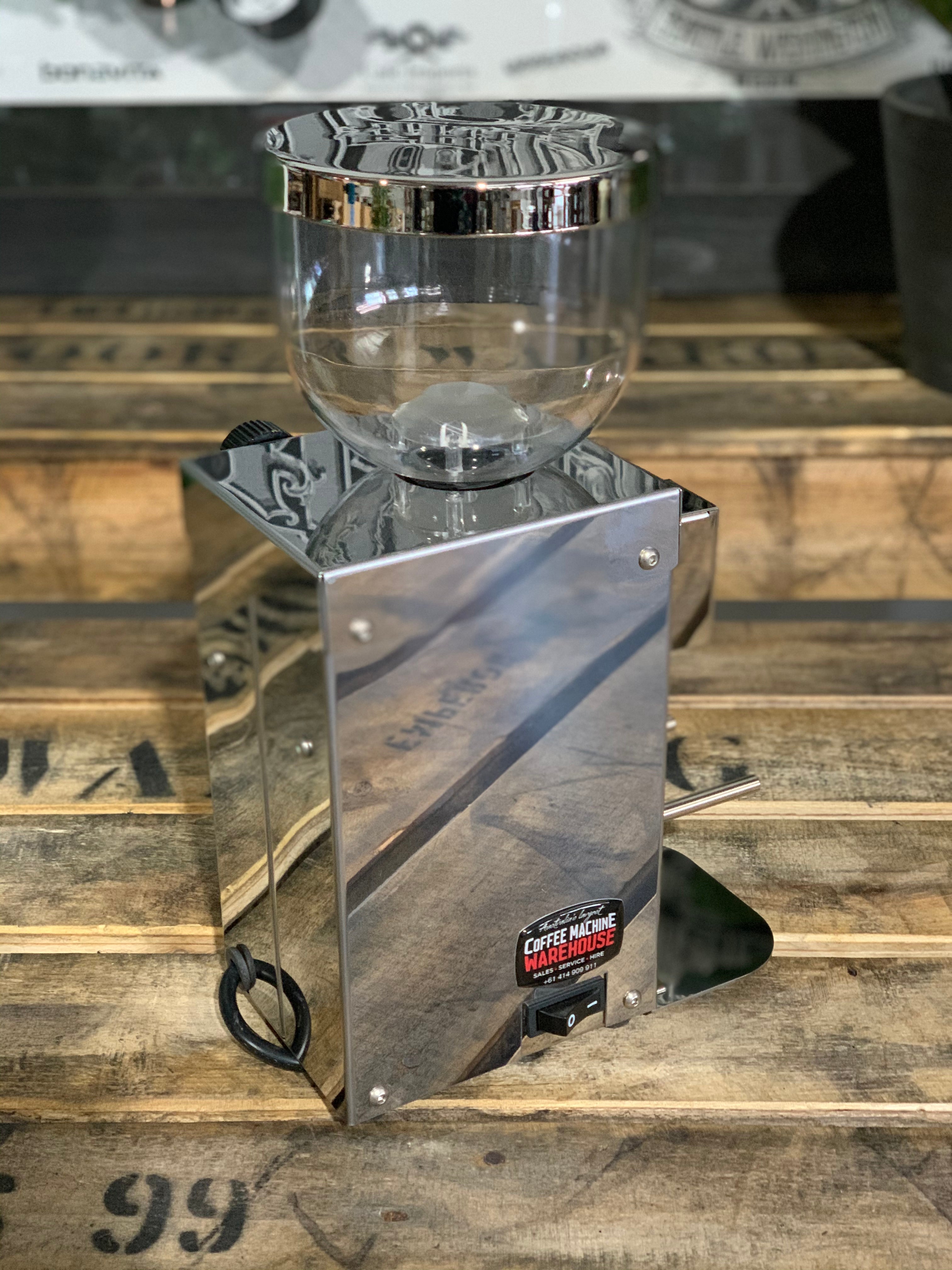 La Pavoni Kube Mill V2 - Coffee Grinder - Chrome
