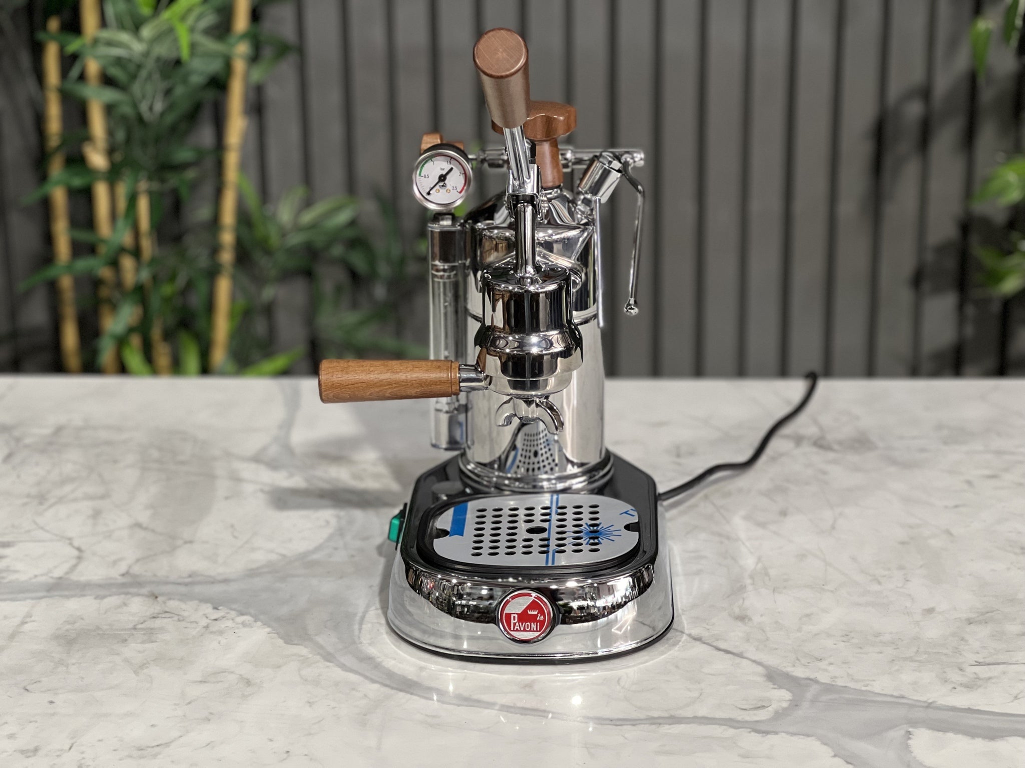 La Pavoni Professional Lusso - 1 Group Commercial Espresso Machine - Timber