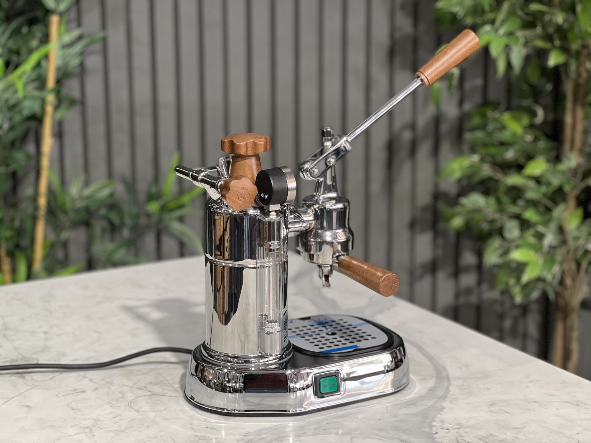 La Pavoni Professional Lusso - 1 Group Commercial Espresso Machine - Timber