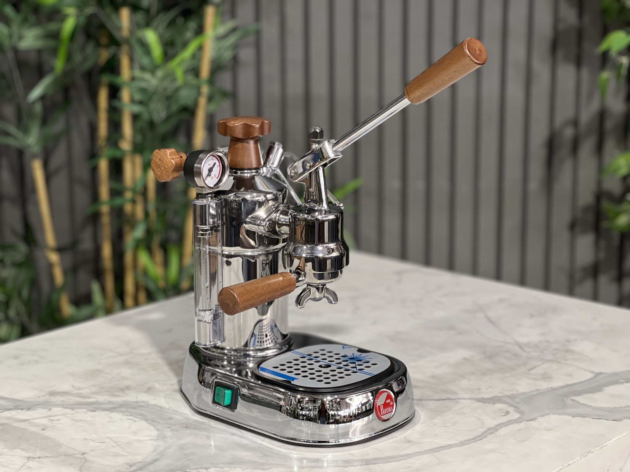 La Pavoni Professional Lusso - 1 Group Commercial Espresso Machine - Timber