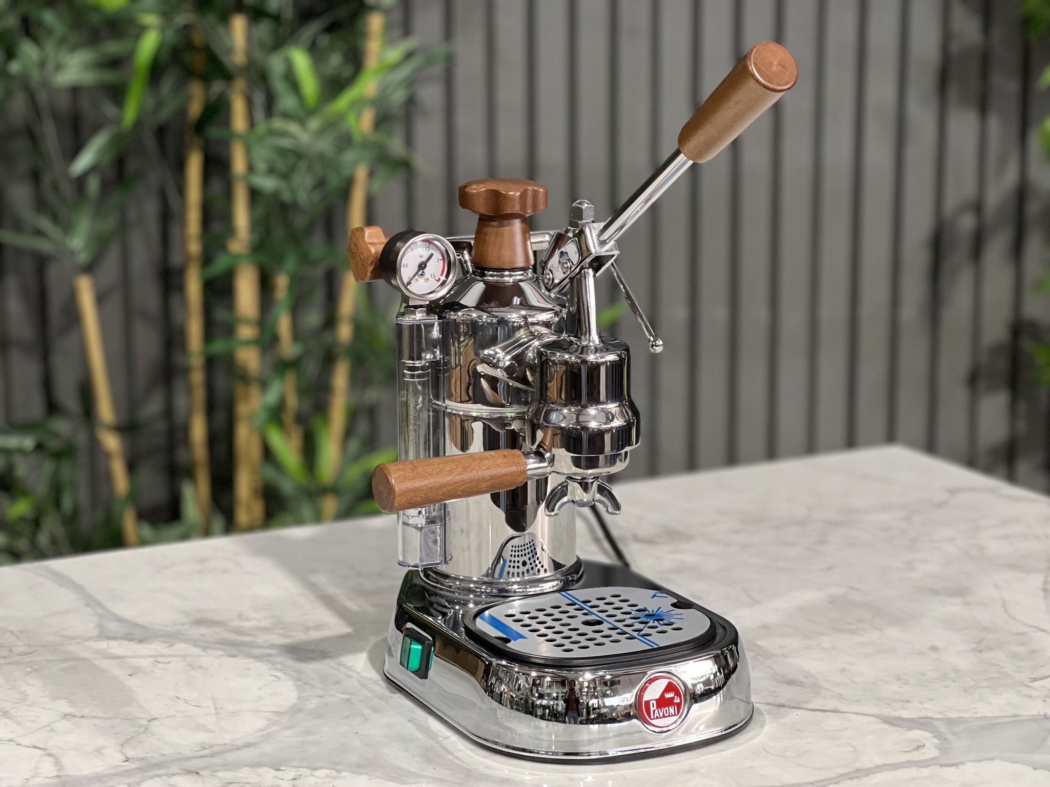 La Pavoni Professional Lusso - 1 Group Commercial Espresso Machine - Timber