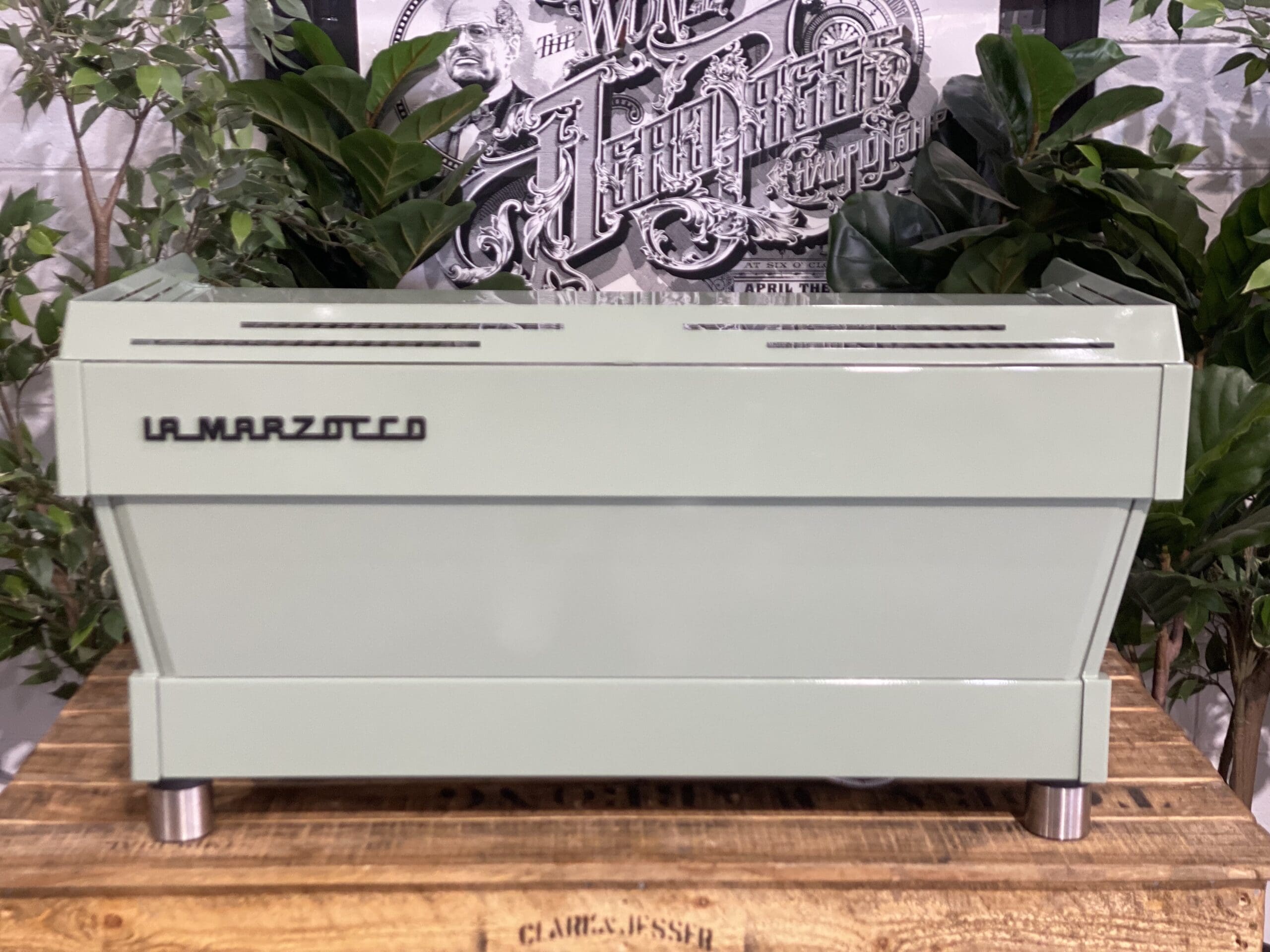 La Marzocco Linea PB Custom Moss - 3 Group Commercial Espresso Machine - Green