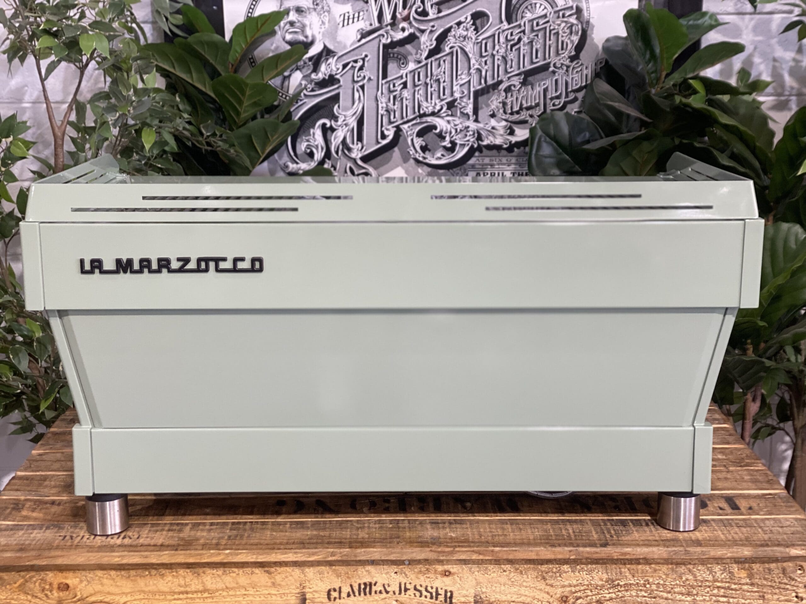 La Marzocco Linea PB Custom Moss - 3 Group Commercial Espresso Machine - Green