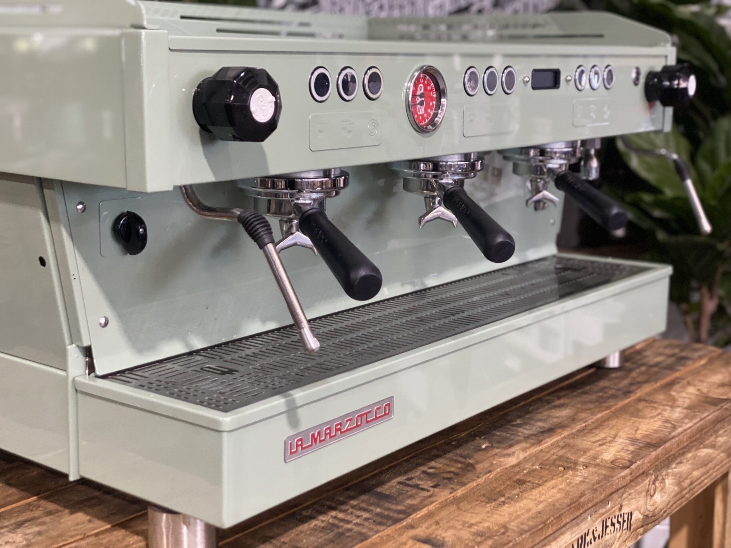 La Marzocco Linea PB Custom Moss - 3 Group Commercial Espresso Machine - Green
