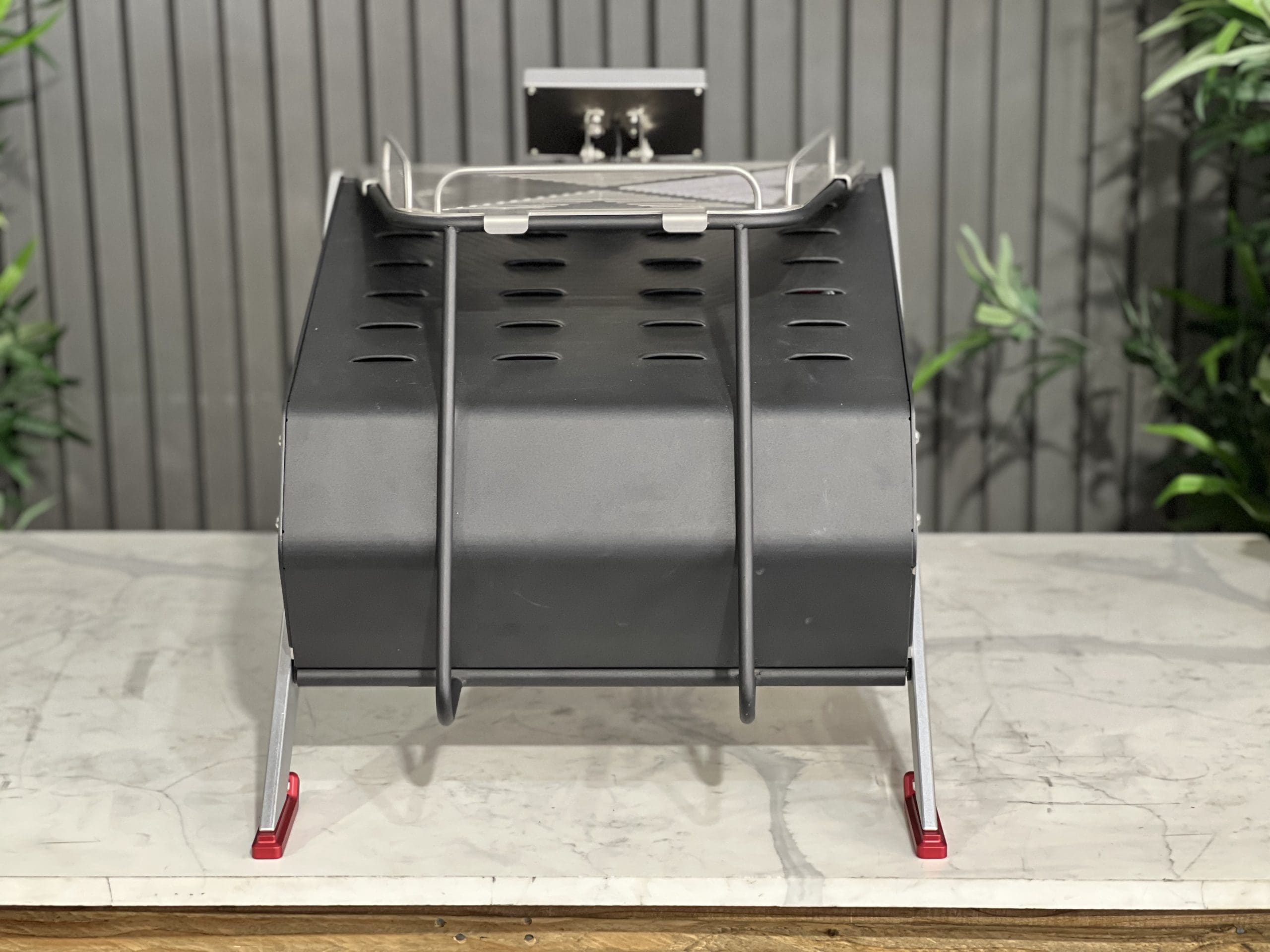 Macwild Pro Black, Grey & Accents - 1 Group Commercial Espresso Machine - Red