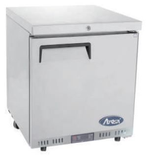 1 Door Bench Freezers Solid Door | Atosa | MBC24F