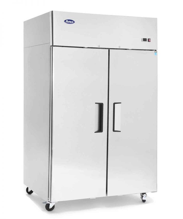 2 Doors Commercial Upright Fridges Top Mounted | Atosa | MBF8005