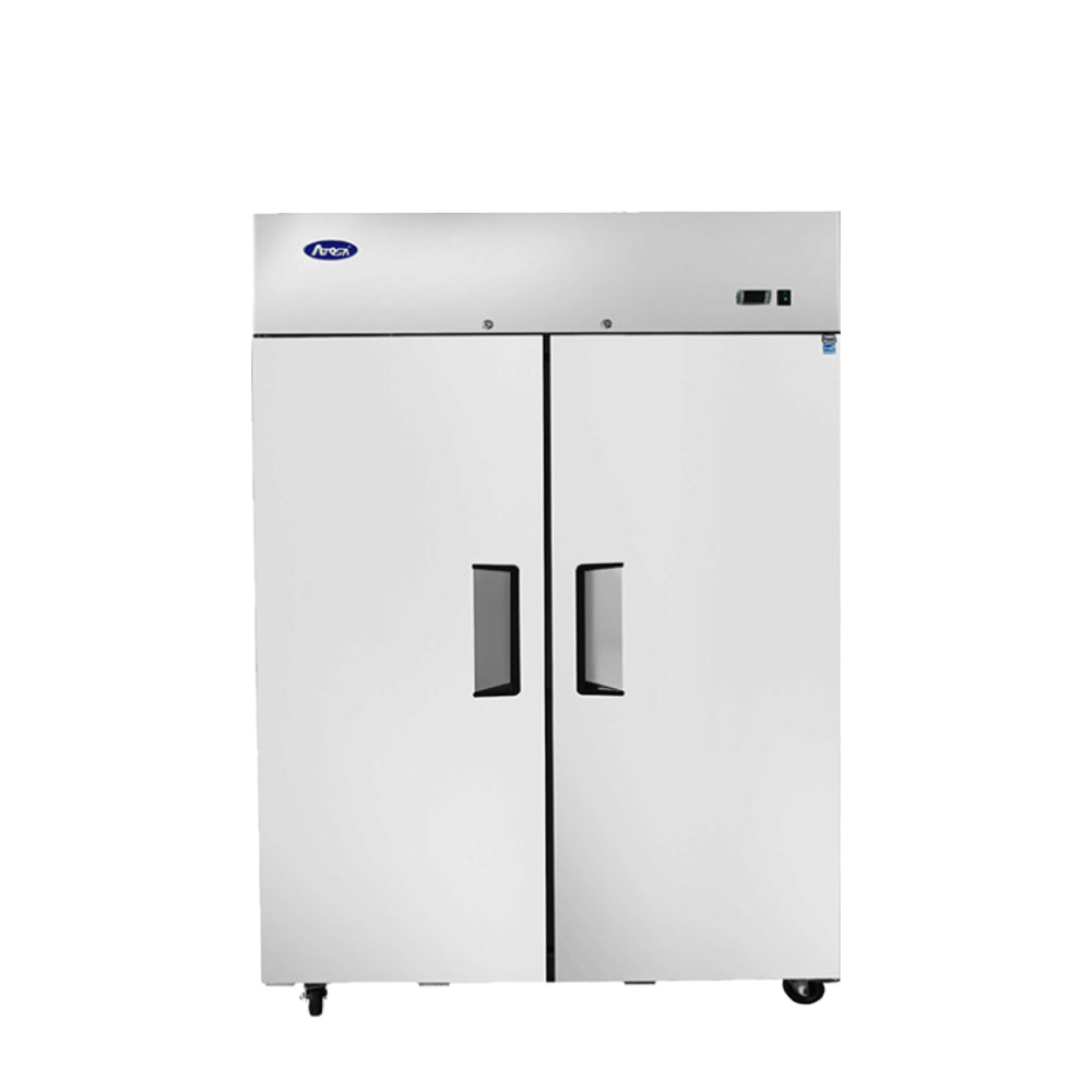 2 Doors Commercial Upright Fridges Top Mounted | Atosa | MBF8005