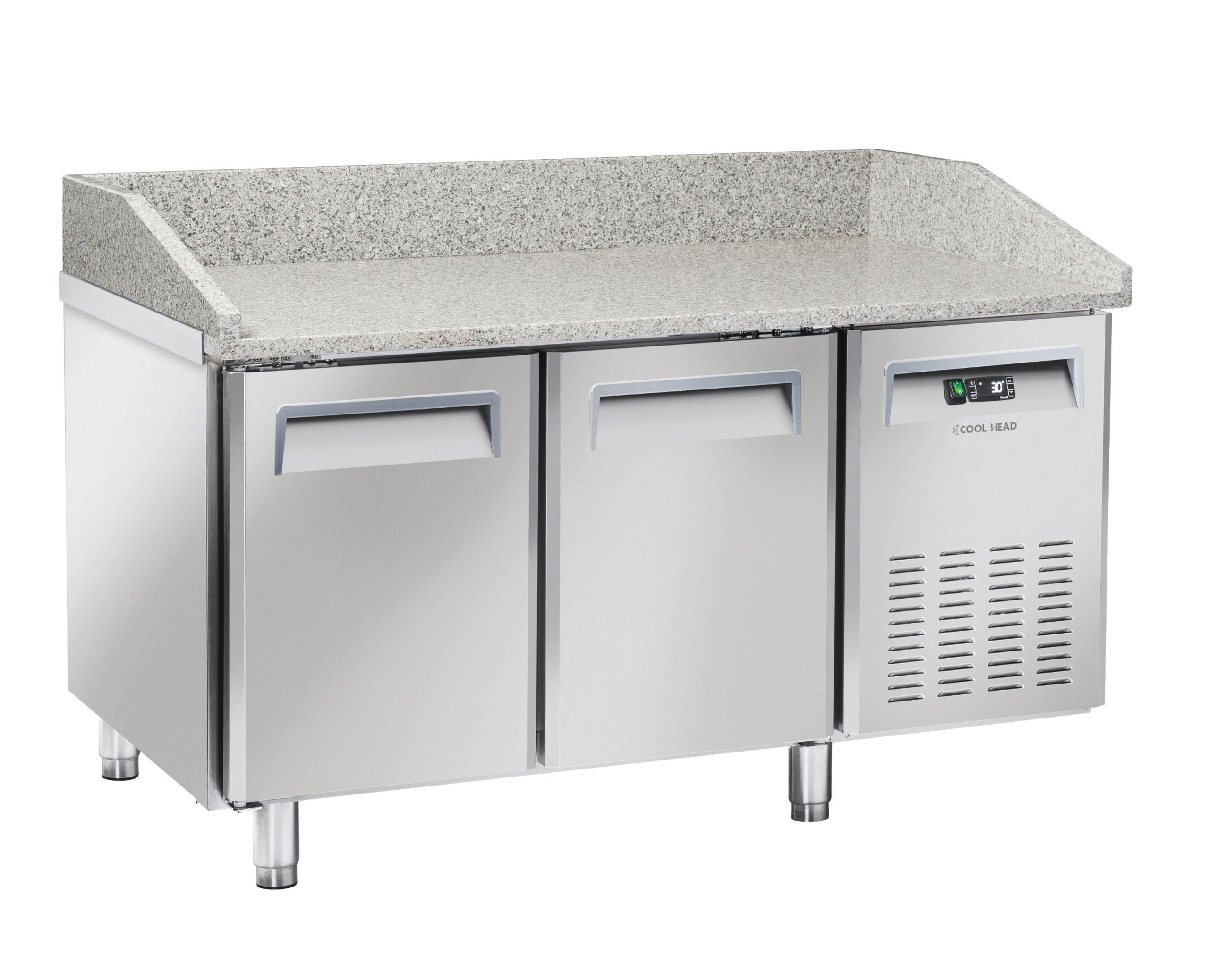 Saltas Marble Top Pizza Fridge 2 Door - MPB0020