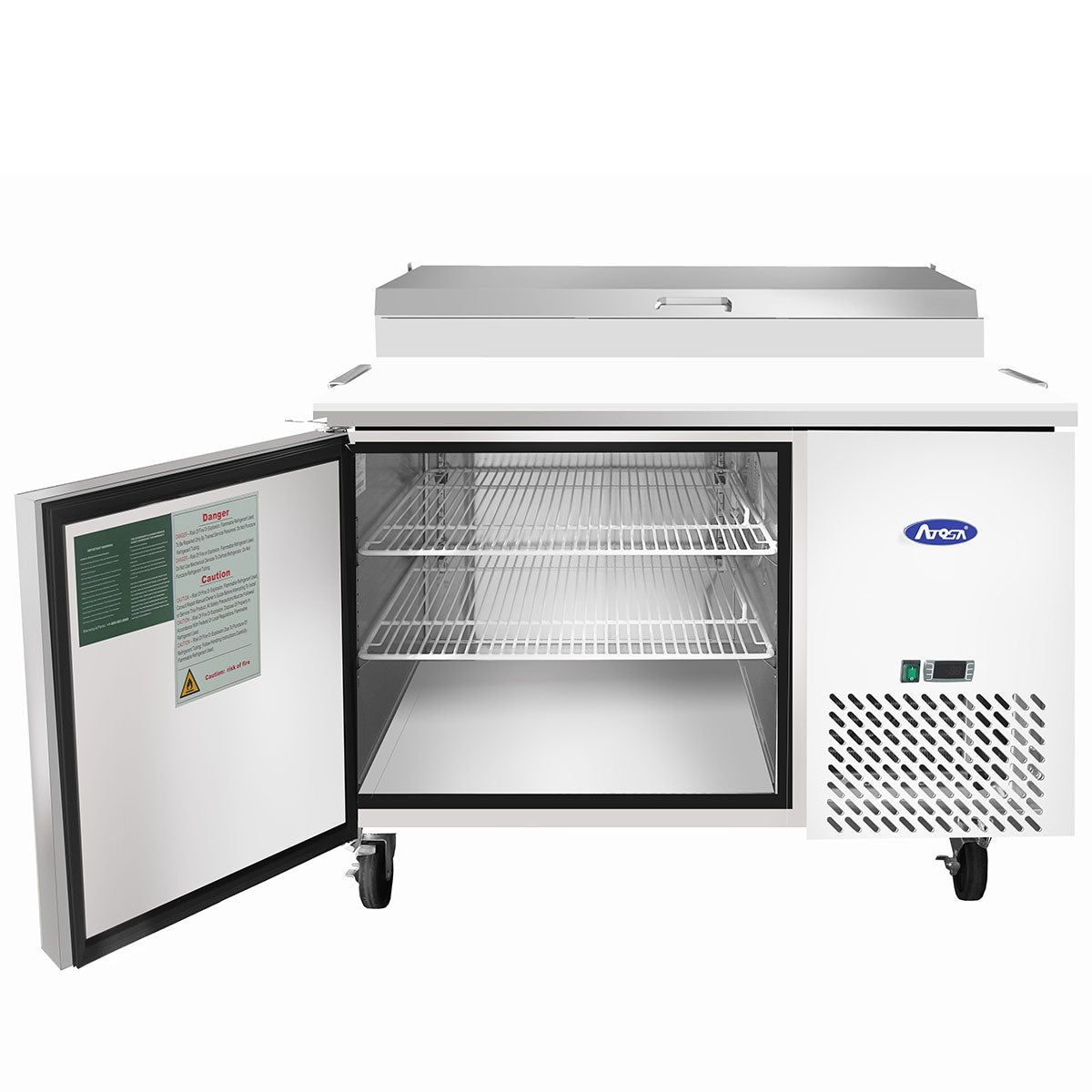 Commercial Pizza Prep Fridges Single Door | Atosa | MPF8201