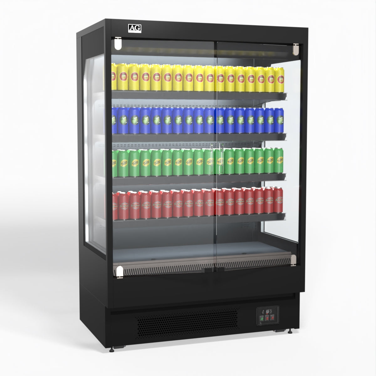 AG 1315mm Supermarket Multi Deck Showcase 2 door Glass Fridge MSD1300