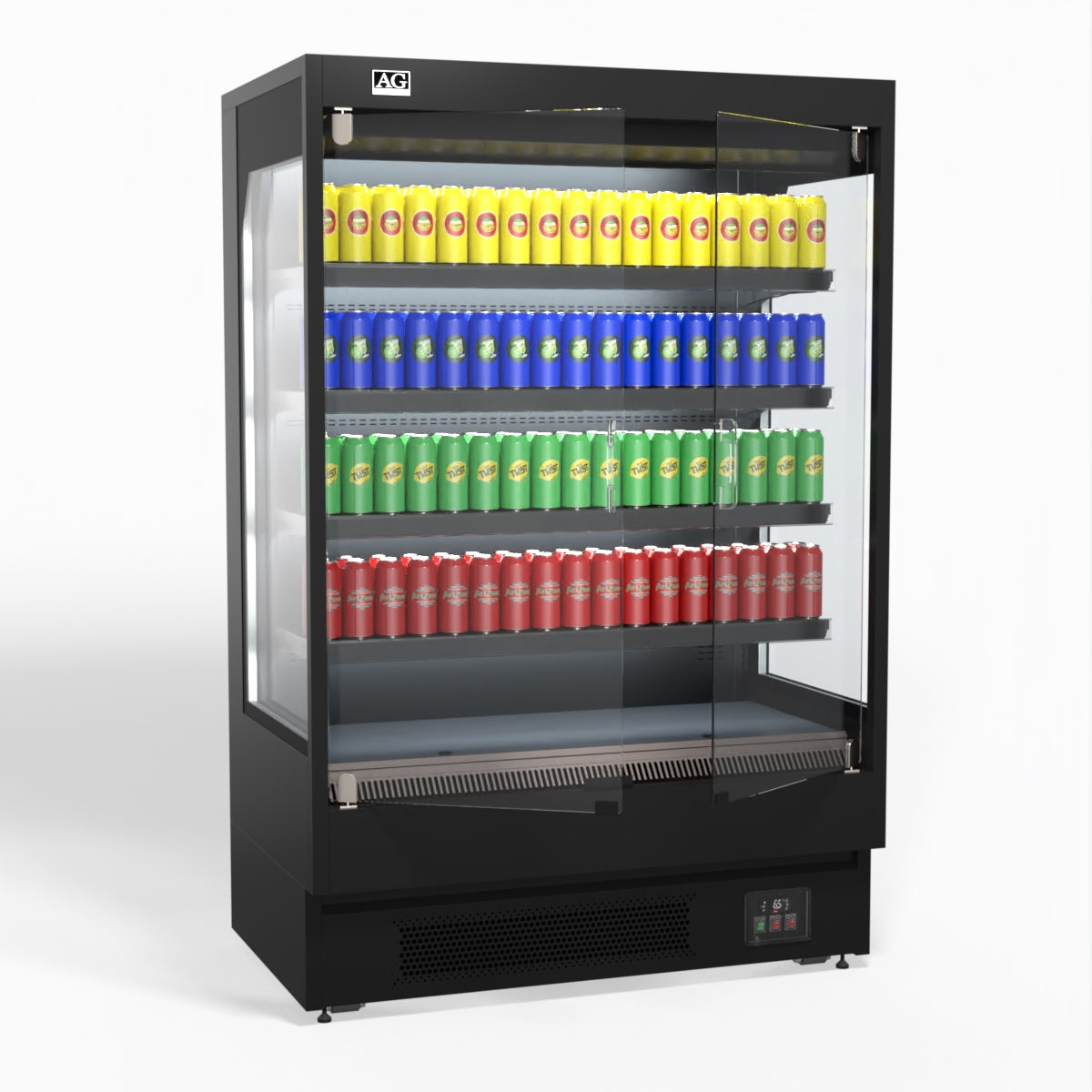 AG 1315mm Supermarket Multi Deck Showcase 2 door Glass Fridge MSD1300