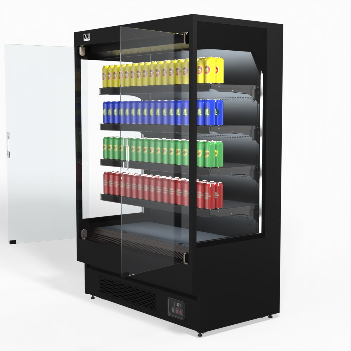 AG 1315mm Supermarket Multi Deck Showcase 2 door Glass Fridge MSD1300