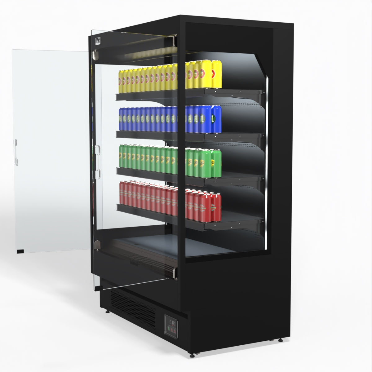 AG 1315mm Supermarket Multi Deck Showcase 2 door Glass Fridge MSD1300