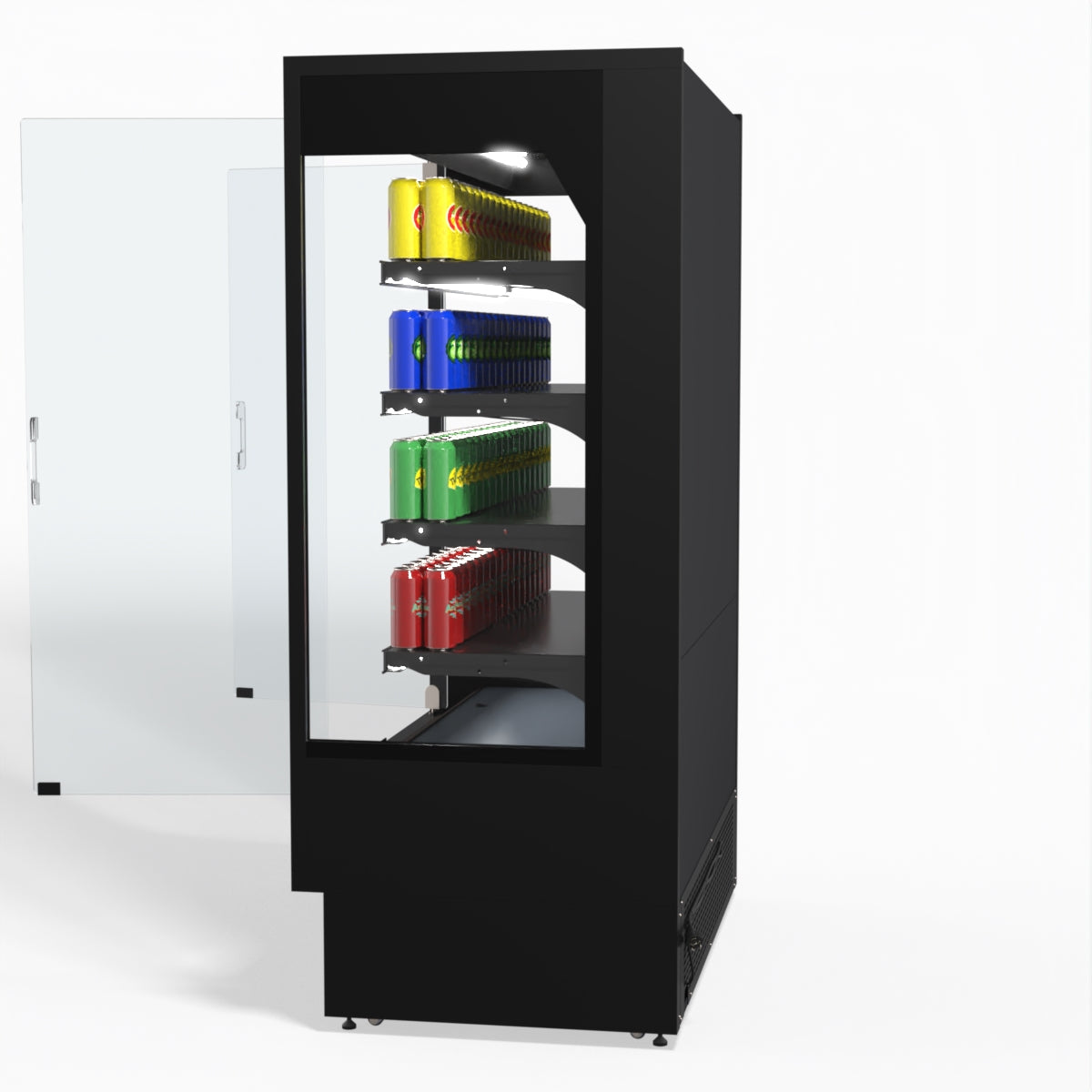 AG 1315mm Supermarket Multi Deck Showcase 2 door Glass Fridge MSD1300