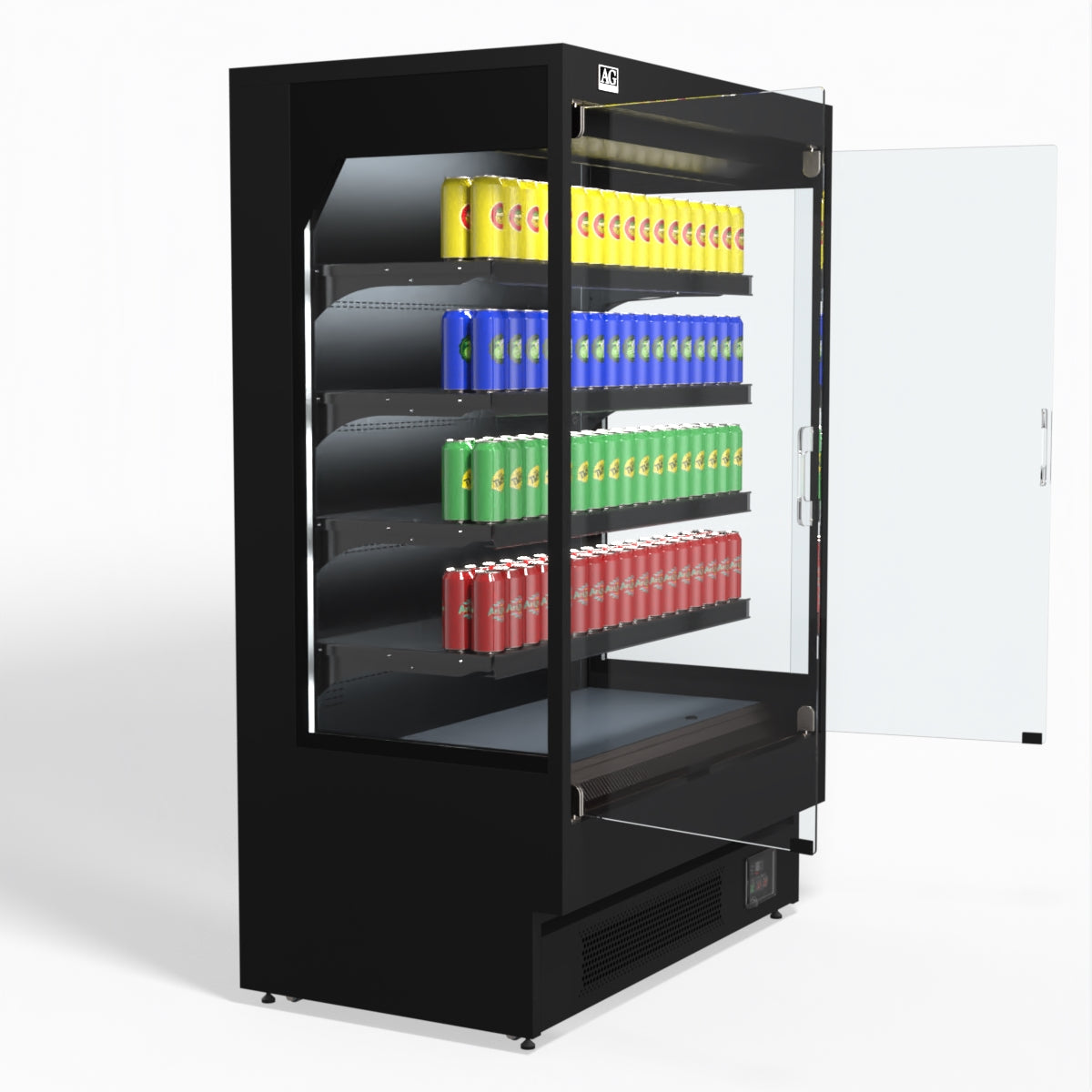 AG 1315mm Supermarket Multi Deck Showcase 2 door Glass Fridge MSD1300