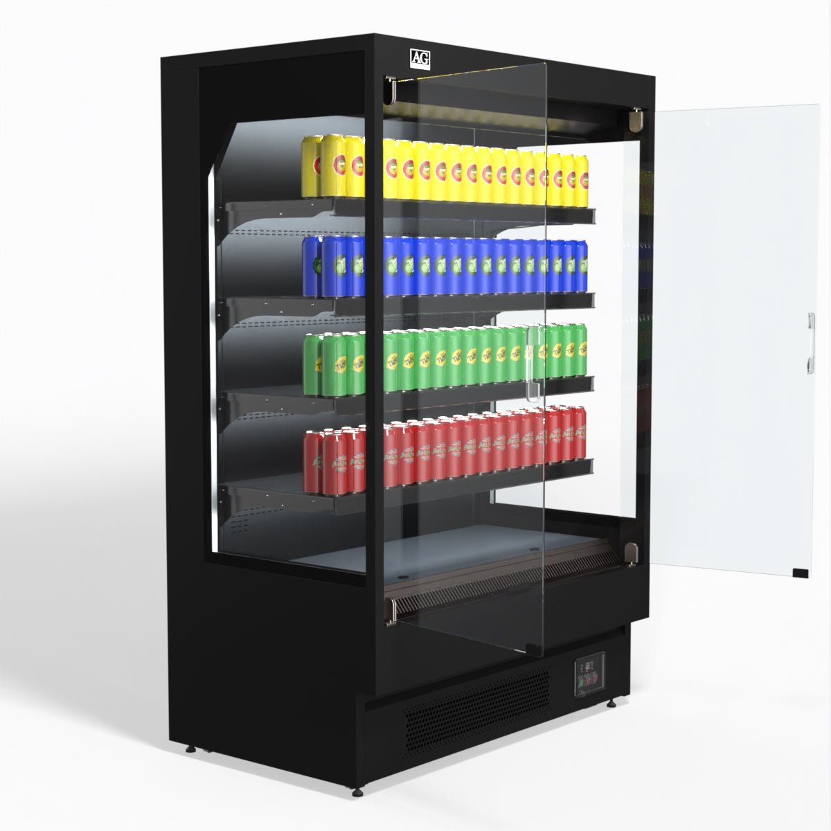 AG 1315mm Supermarket Multi Deck Showcase 2 door Glass Fridge MSD1300