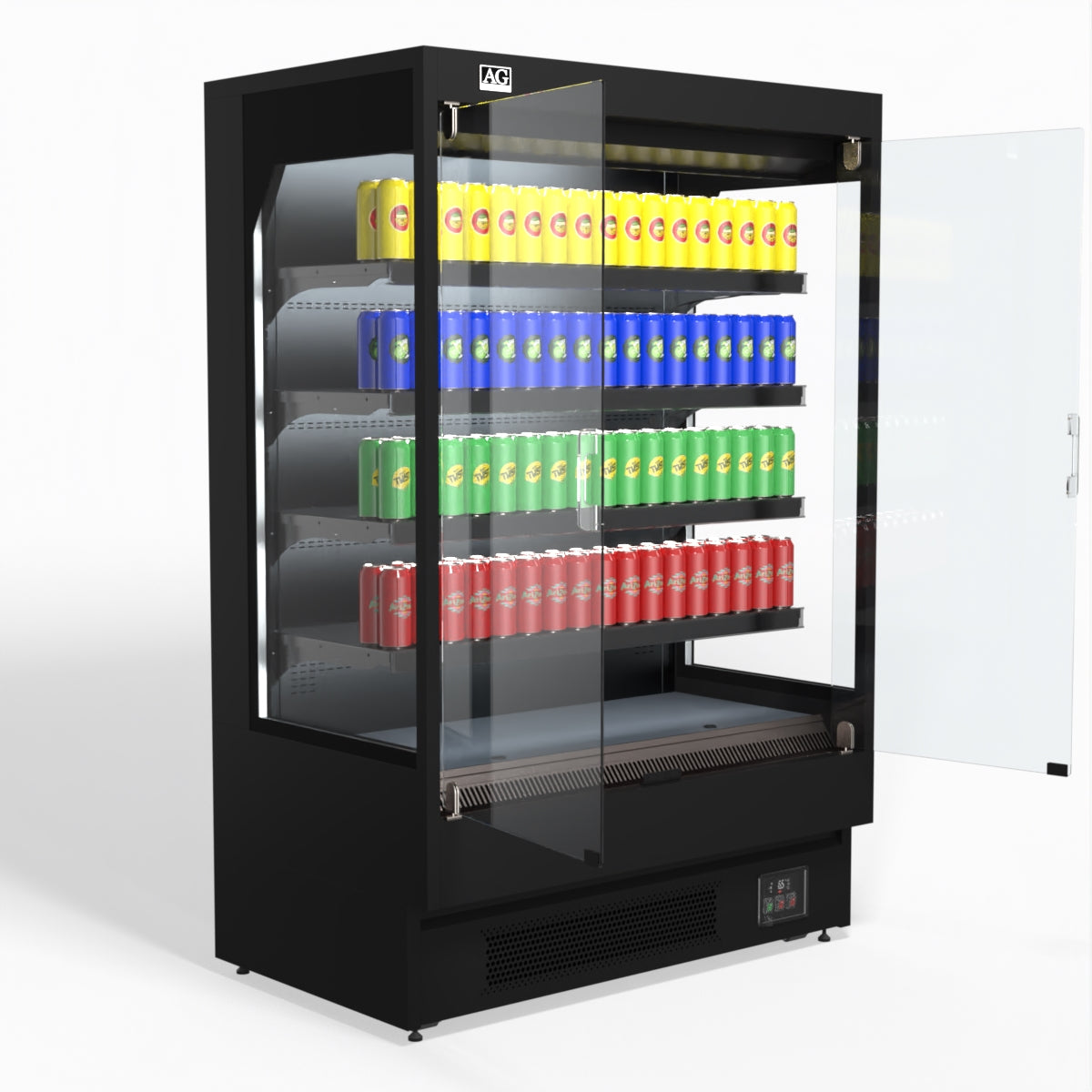 AG 1315mm Supermarket Multi Deck Showcase 2 door Glass Fridge MSD1300
