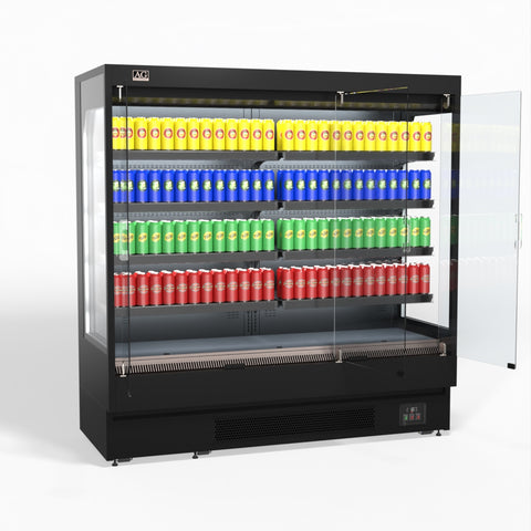 AG 1940mm Supermarket Multi Deck Showcase 3 door Glass Fridge MSD2000