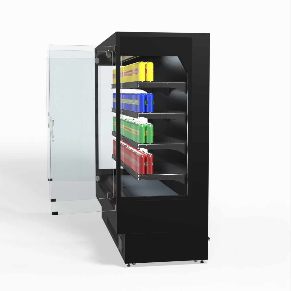 AG 1940mm Supermarket Multi Deck Showcase 3 door Glass Fridge MSD2000