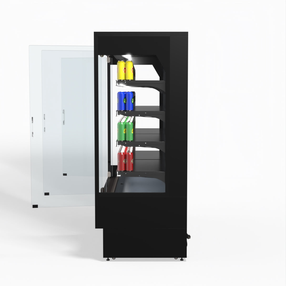 AG 1940mm Supermarket Multi Deck Showcase 3 door Glass Fridge MSD2000