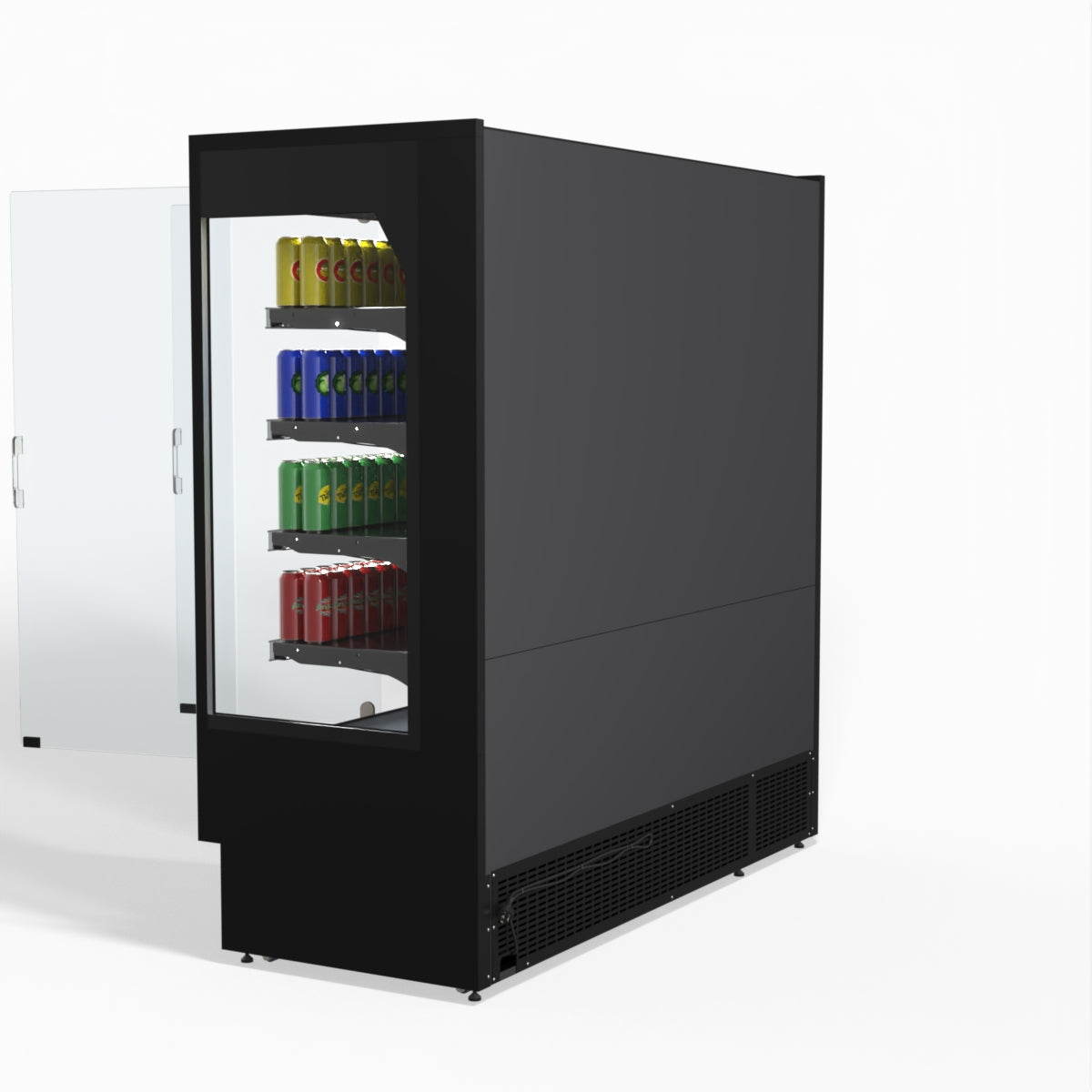 AG 1940mm Supermarket Multi Deck Showcase 3 door Glass Fridge MSD2000