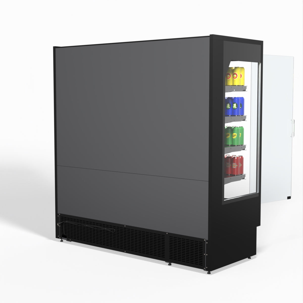 AG 1940mm Supermarket Multi Deck Showcase 3 door Glass Fridge MSD2000