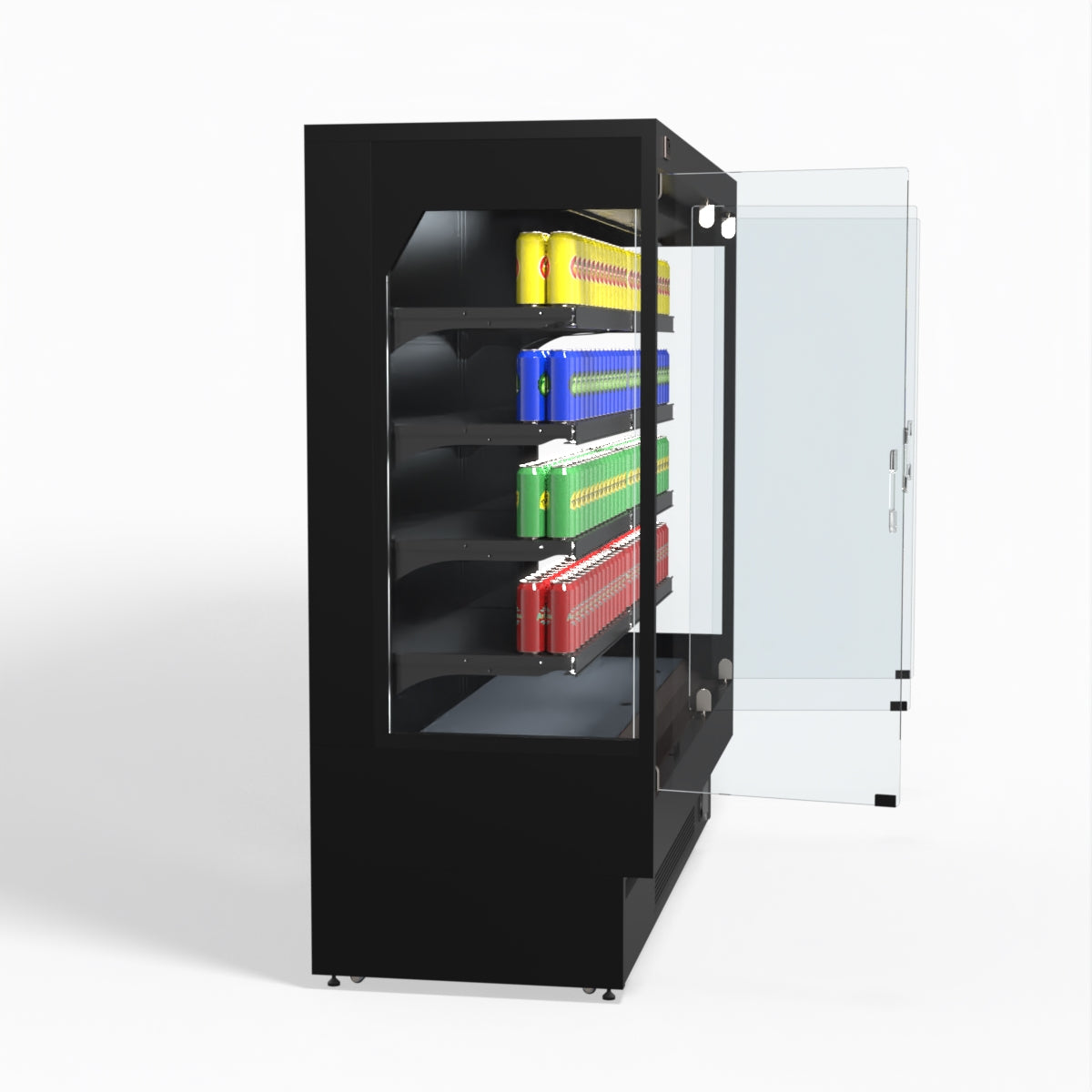 AG 1940mm Supermarket Multi Deck Showcase 3 door Glass Fridge MSD2000