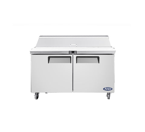 Commercial Salad Bar Fridges Double Door | Atosa | MSF8302