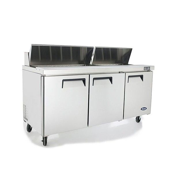 Commercial Salad Bar Fridges Three Door | Atosa | MSF8304