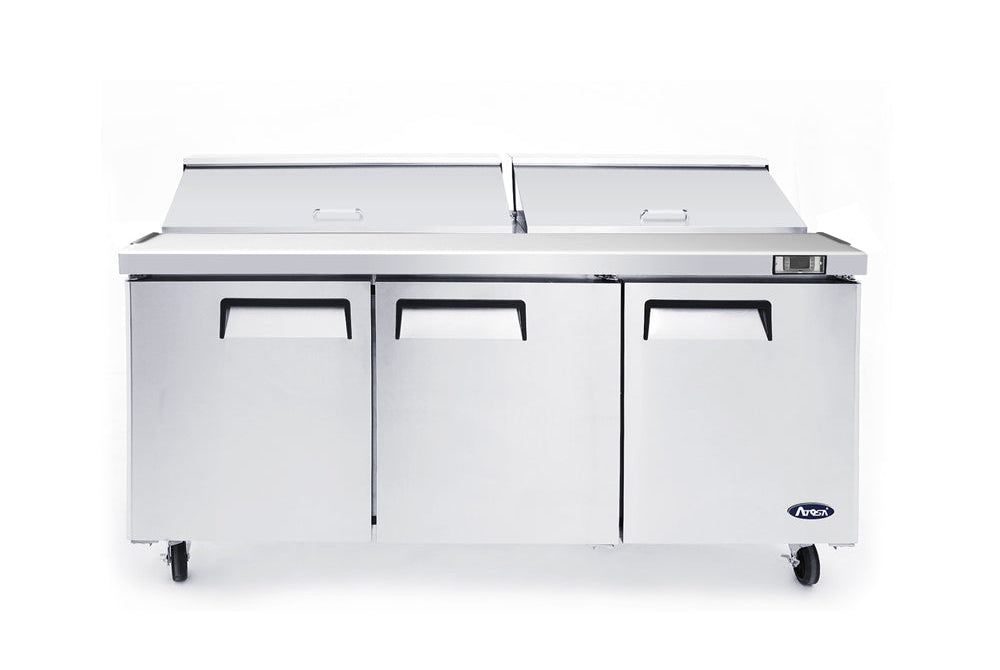 Commercial Salad Bar Fridges Three Door | Atosa | MSF8304