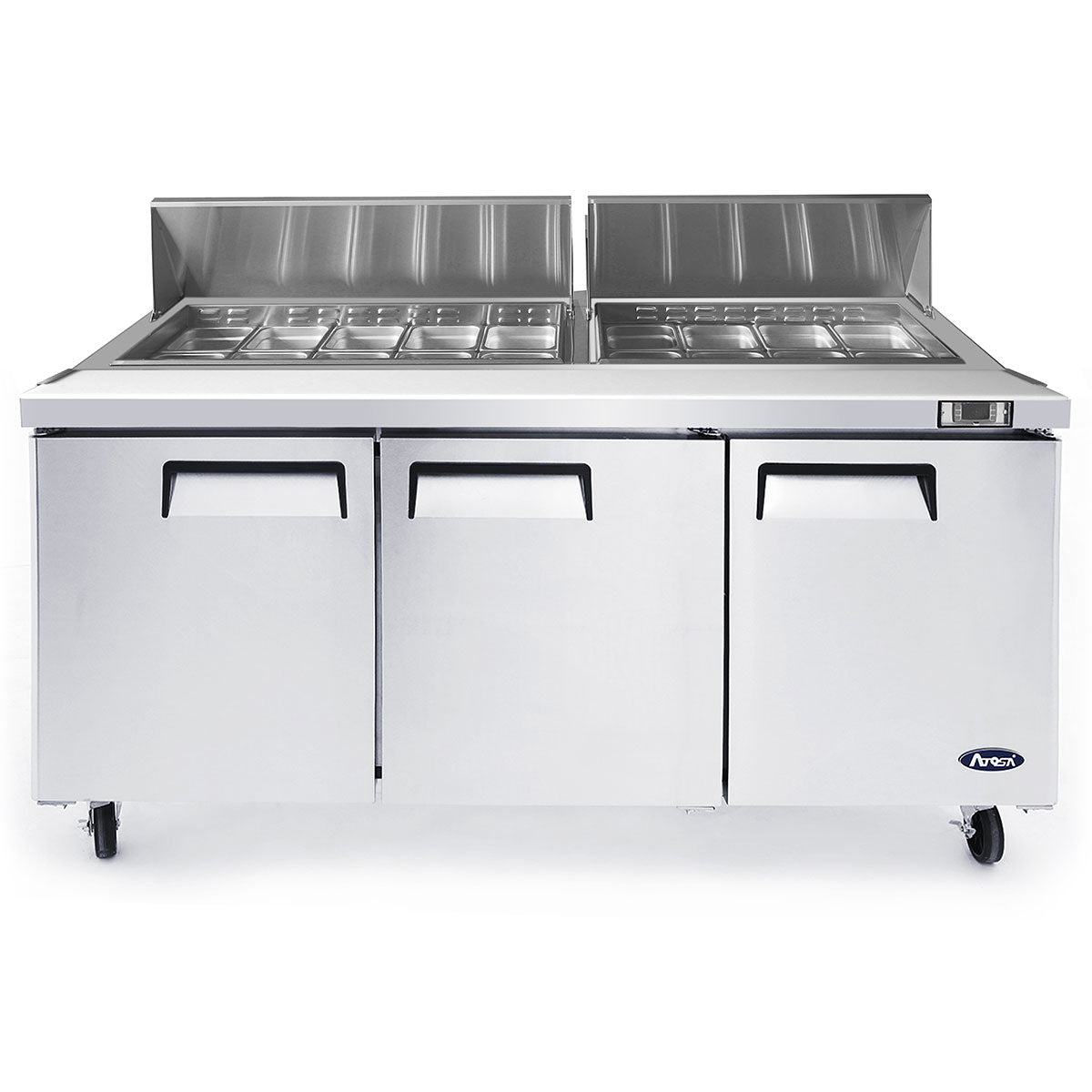 Commercial Salad Bar Fridges Three Door | Atosa | MSF8304