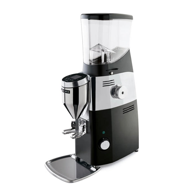 Mazzer Kold S Electronic Coffee Grinder - Black/Silver/White Finish