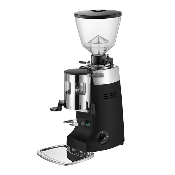 Mazzer Kony S Auto Coffee Grinder - Black/Silver/White Finish
