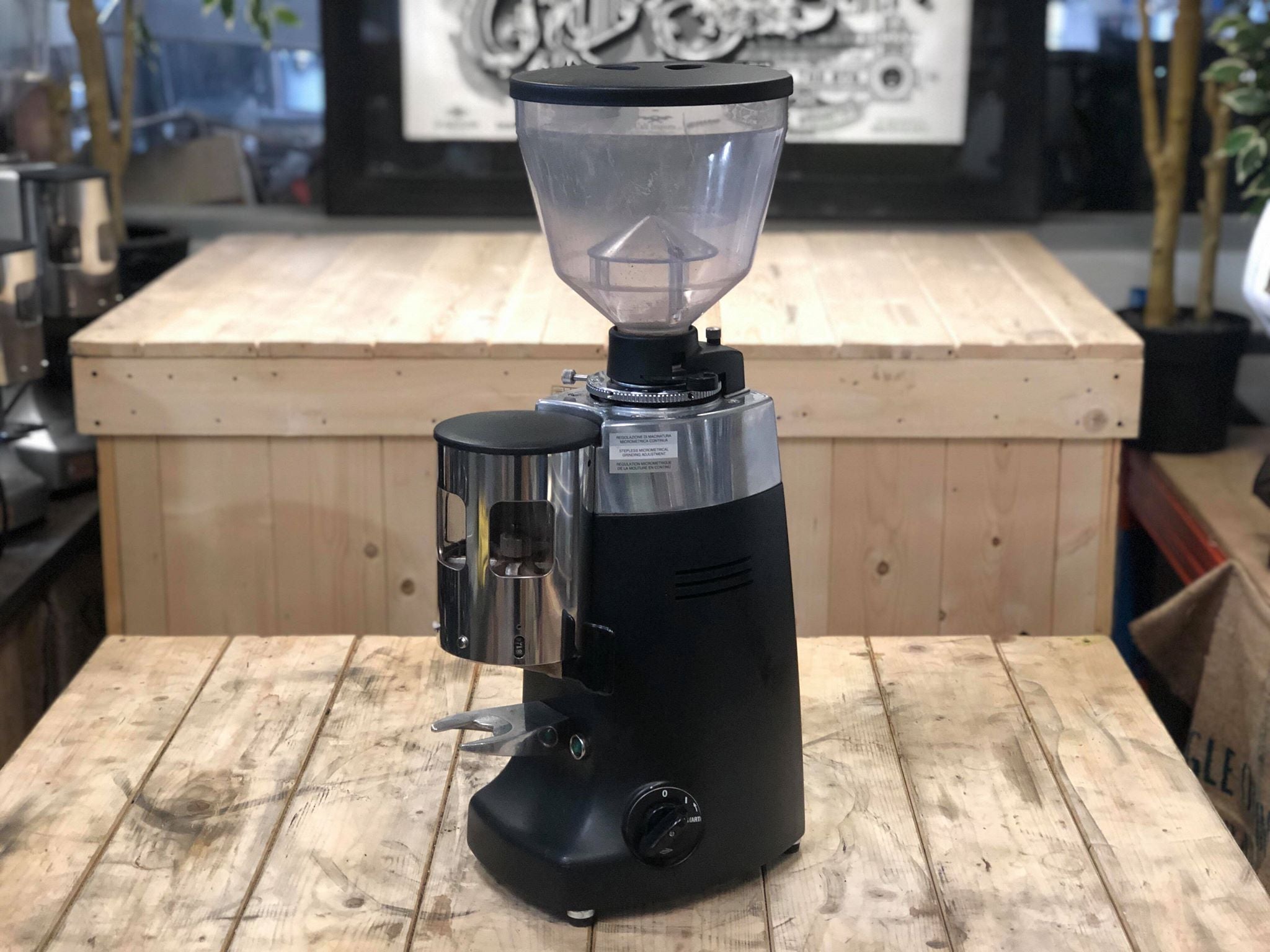Mazzer Kony Automatic - Coffee Grinder - Black