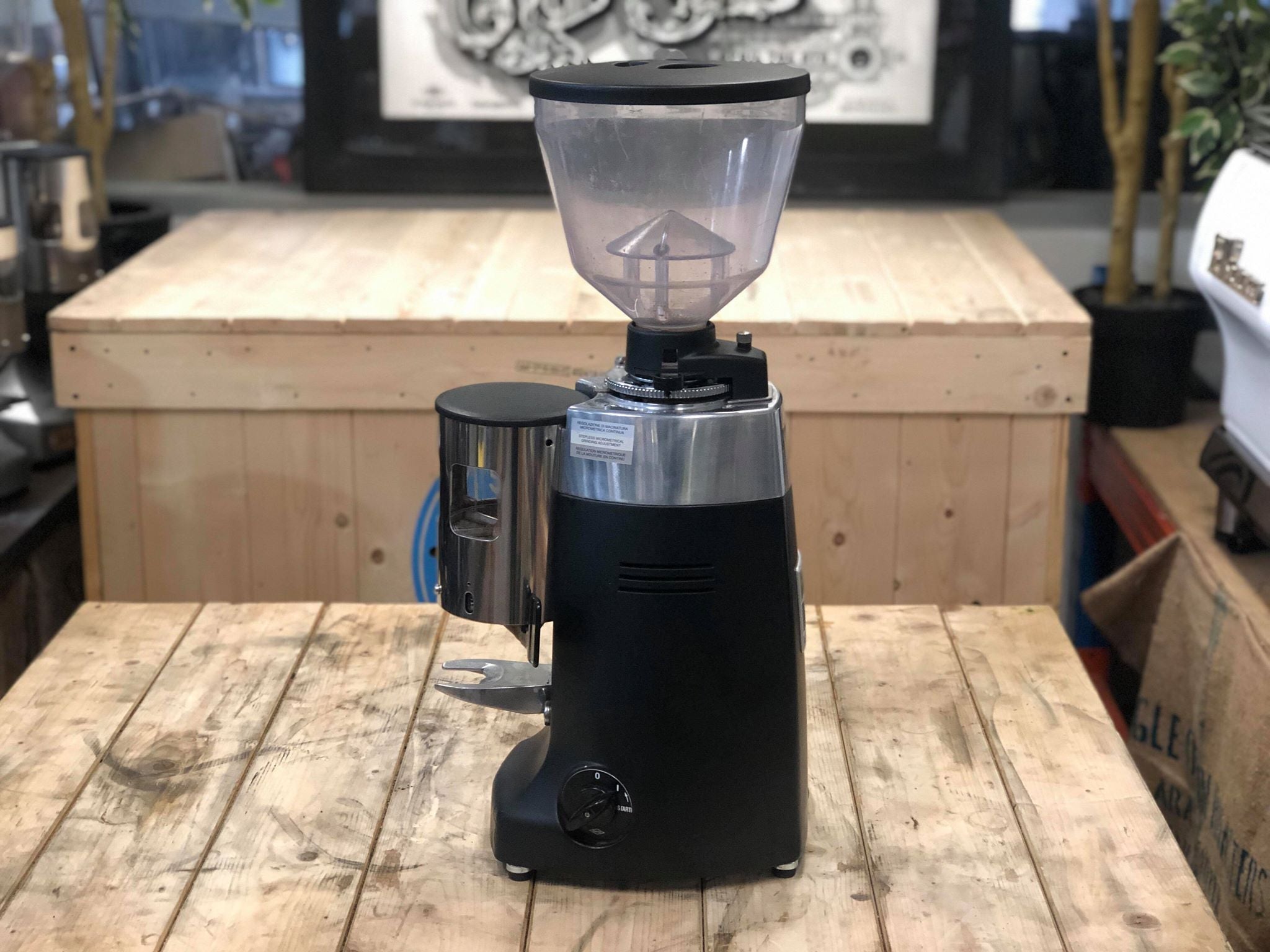 Mazzer Kony Automatic - Coffee Grinder - Black