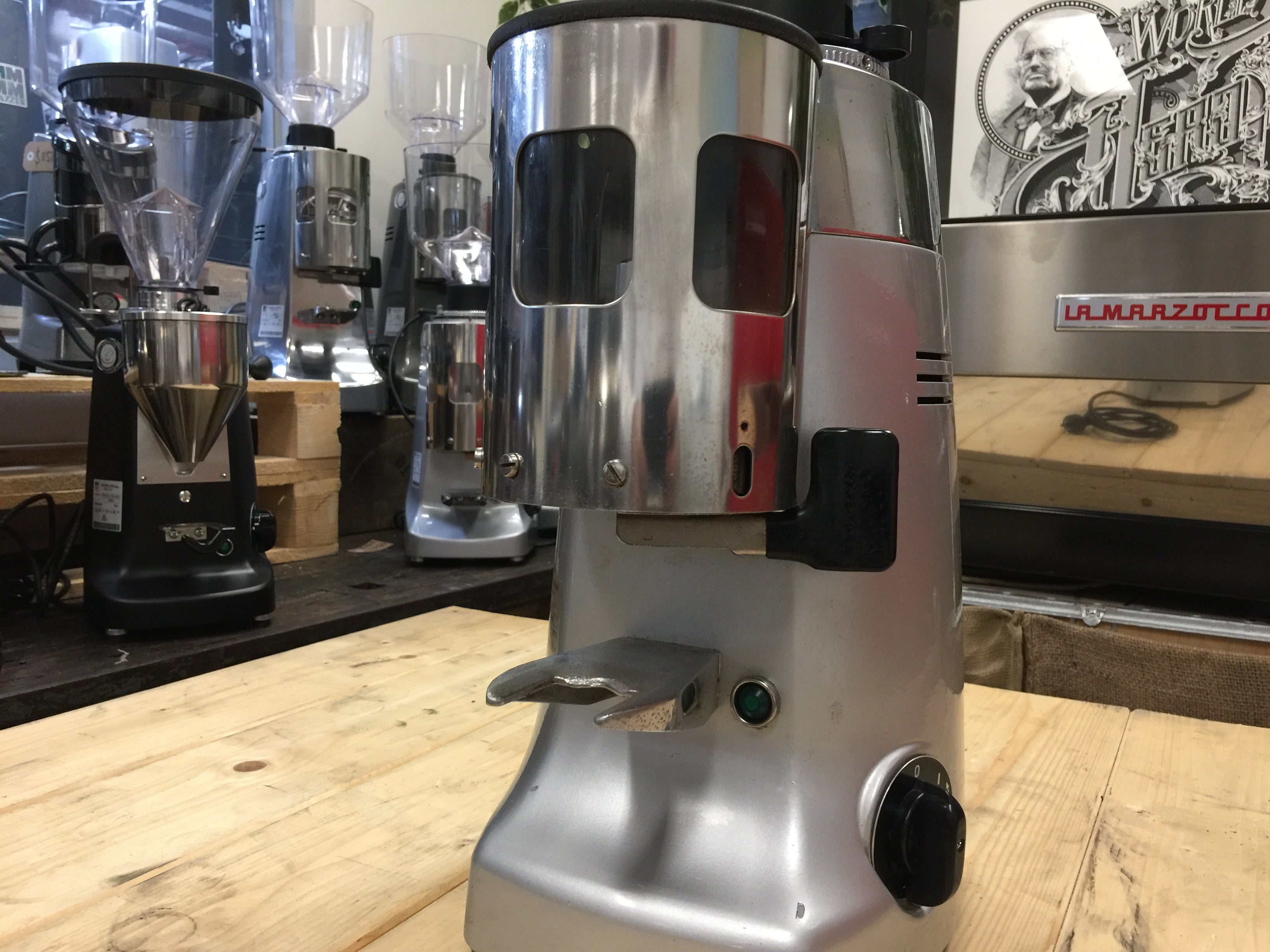 Mazzer Kony Automatic - Coffee Grinder - Silver