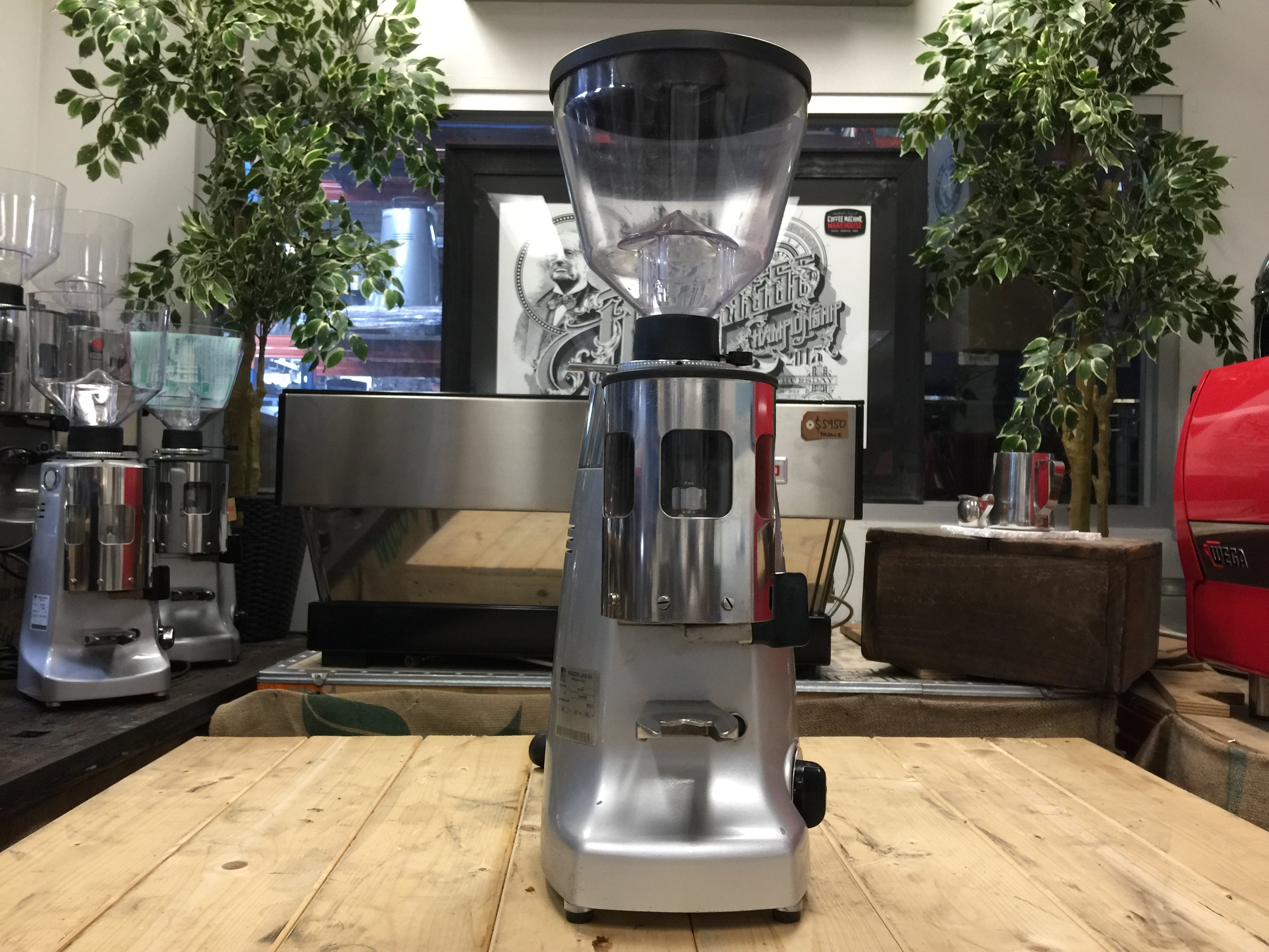 Mazzer Kony Automatic - Coffee Grinder - Silver