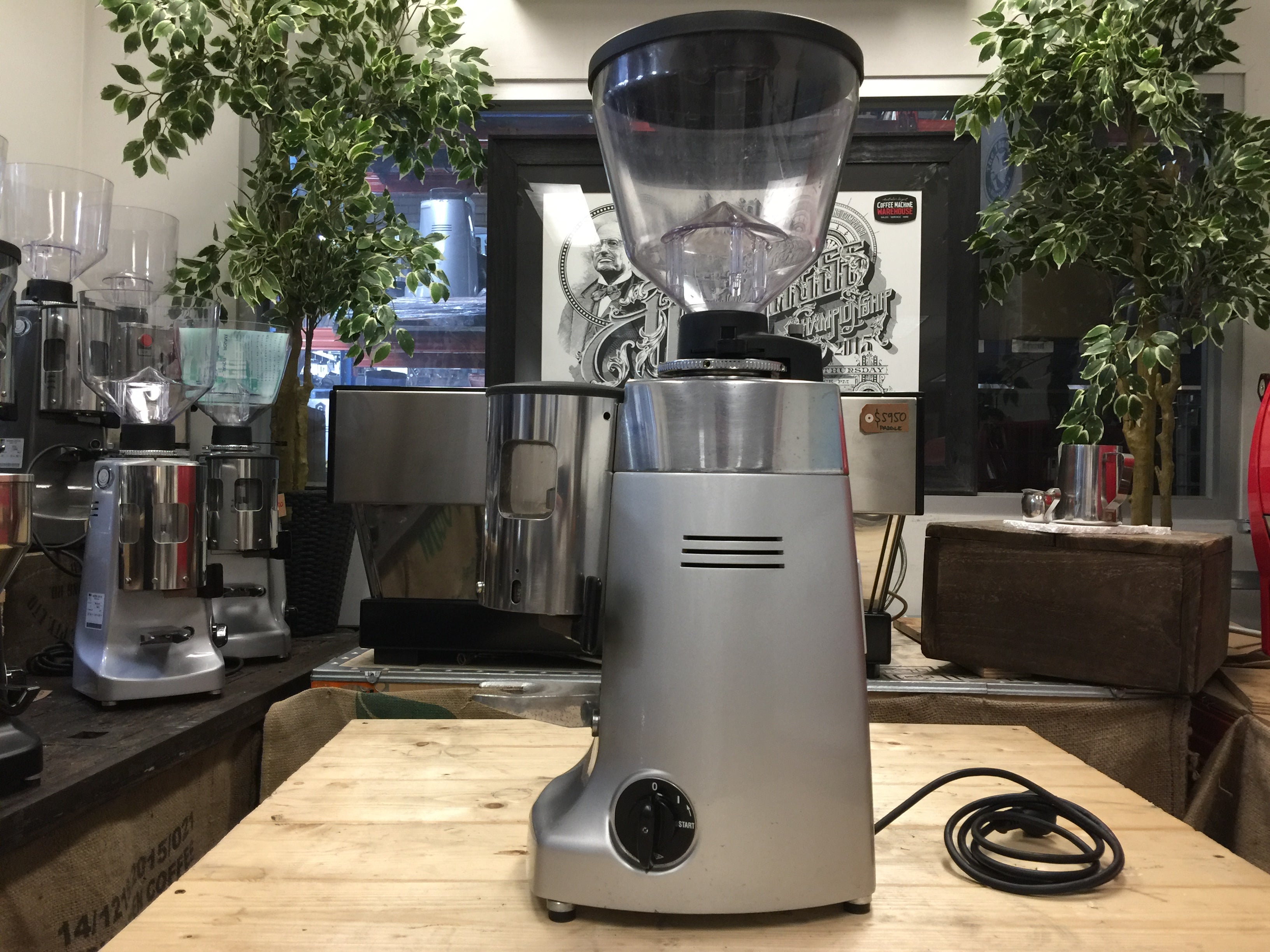 Mazzer Kony Automatic - Coffee Grinder - Silver