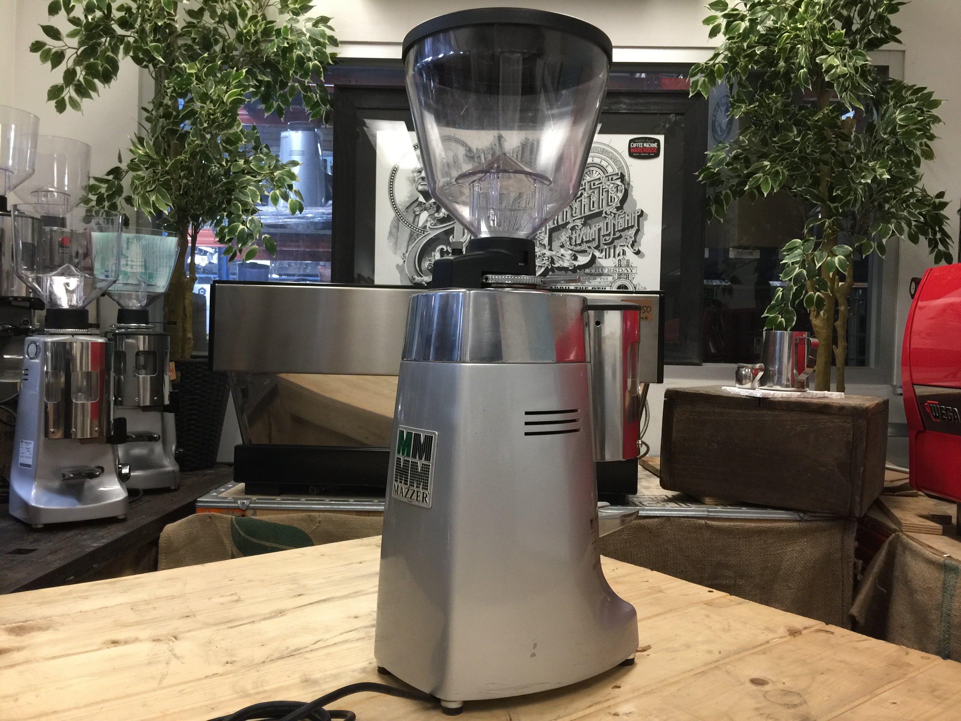 Mazzer Kony Automatic - Coffee Grinder - Silver