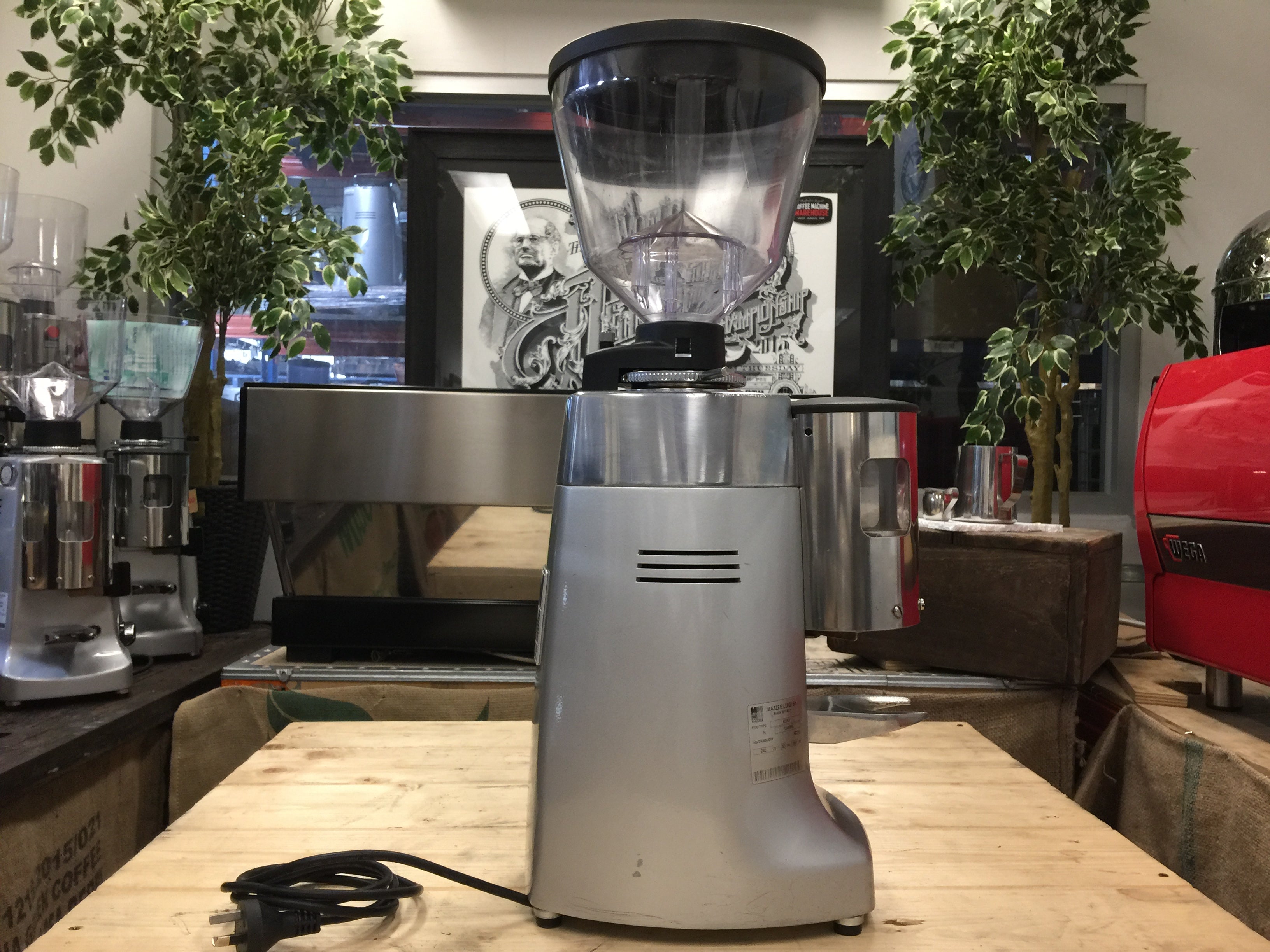Mazzer Kony Automatic - Coffee Grinder - Silver