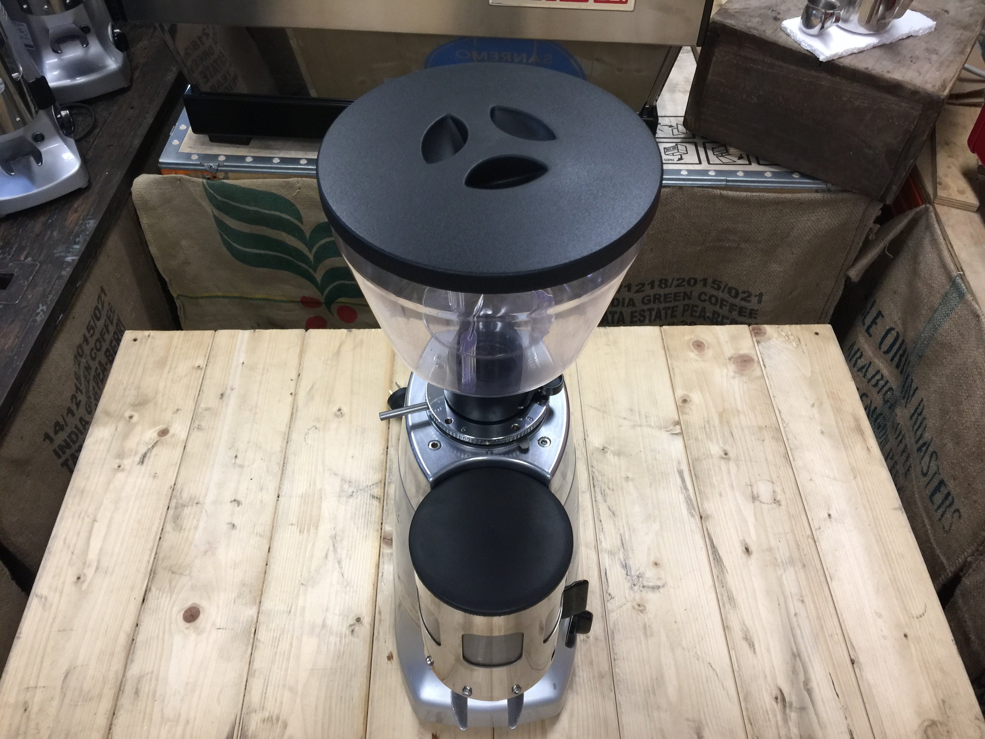 Mazzer Kony Automatic - Coffee Grinder - Silver