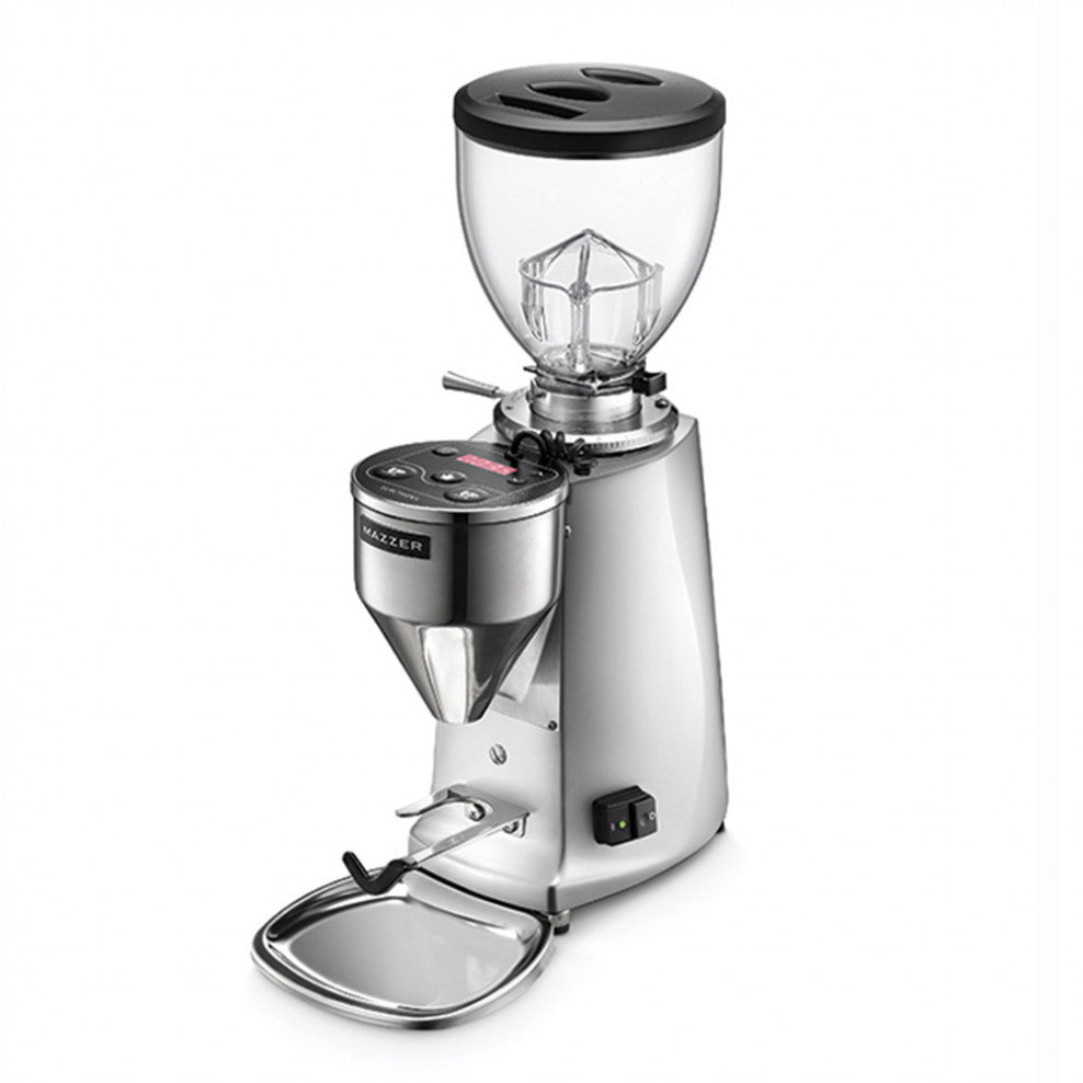 Mazzer Mini Electronic B Polished Alloy Espresso - Coffee Grinder