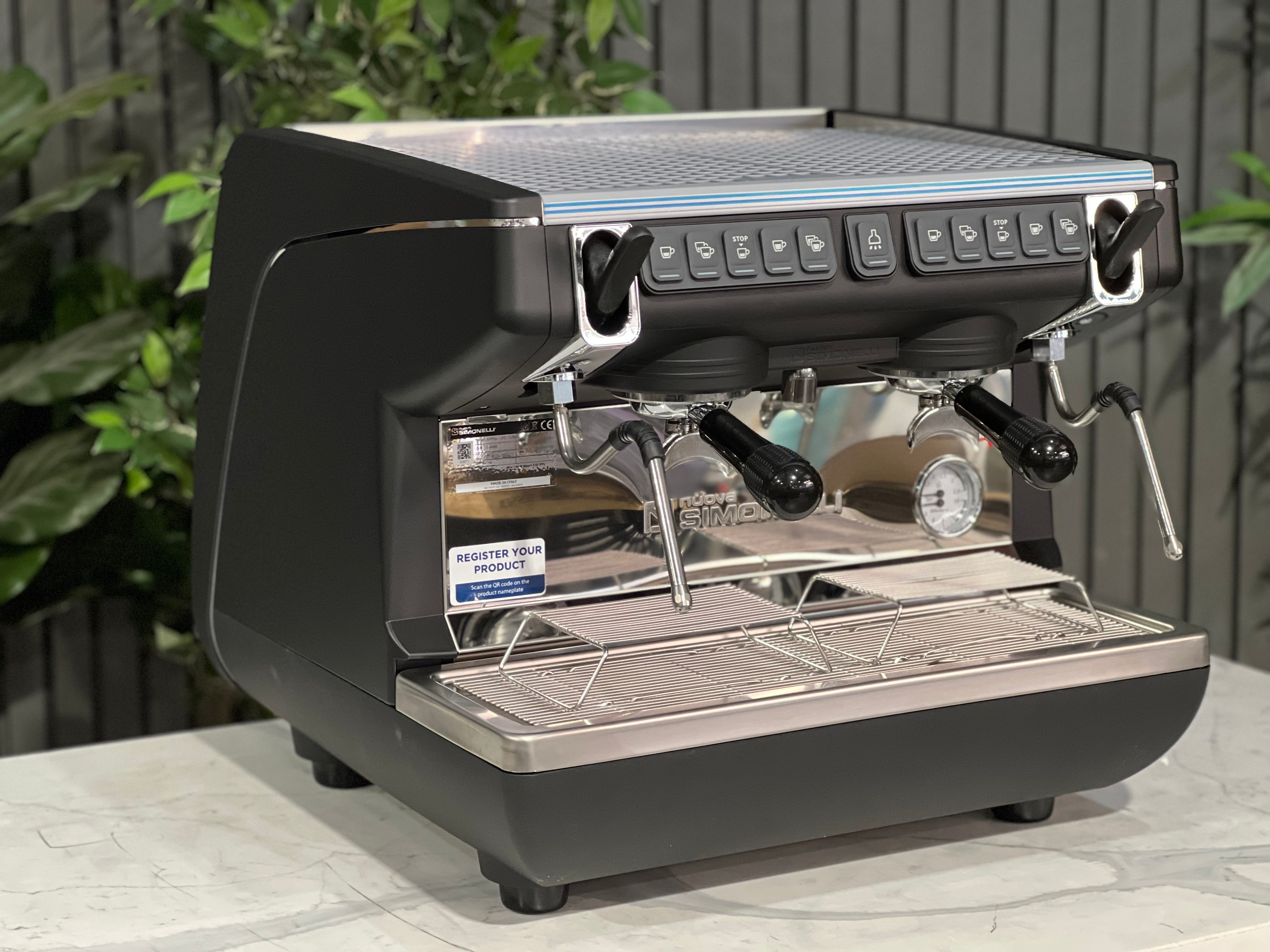 Nuova Simonelli Appia Life Compact - 2 Group Commercial Espresso Machine - Black