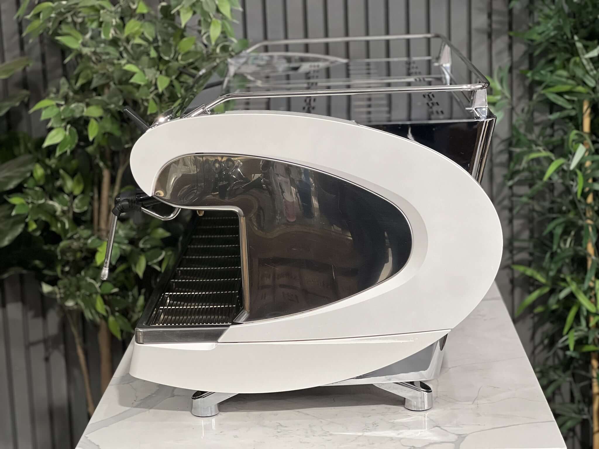 Nuova Simonelli Aurelia Wave White - 3 Group Commercial Espresso Machine - Stainless