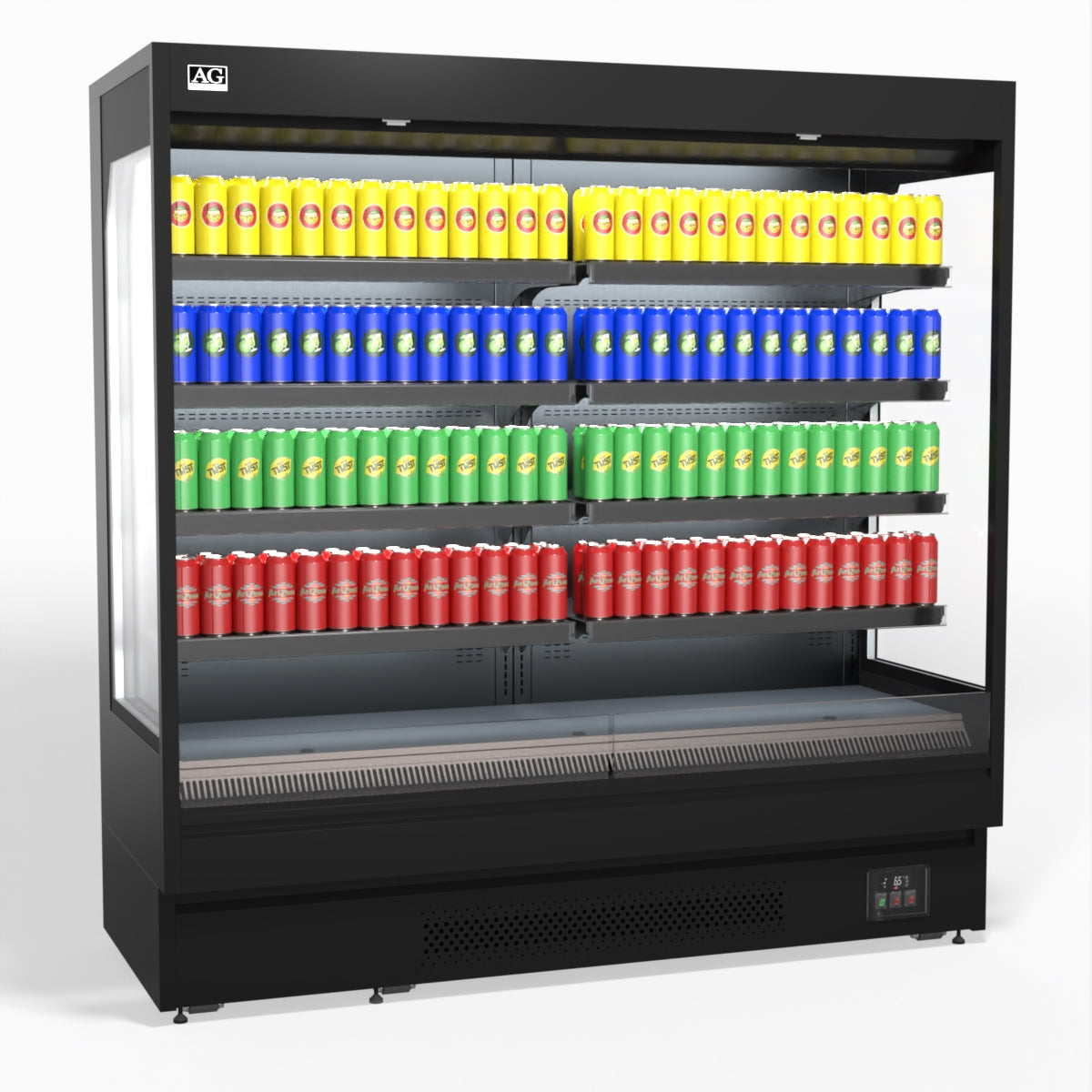 AG 1940mm Supermarket Open Multi Deck Showcase Fridge OMS2000