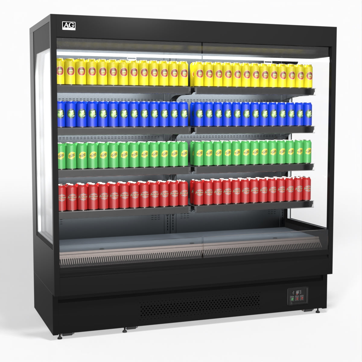 AG 1940mm Supermarket Open Multi Deck Showcase Fridge OMS2000