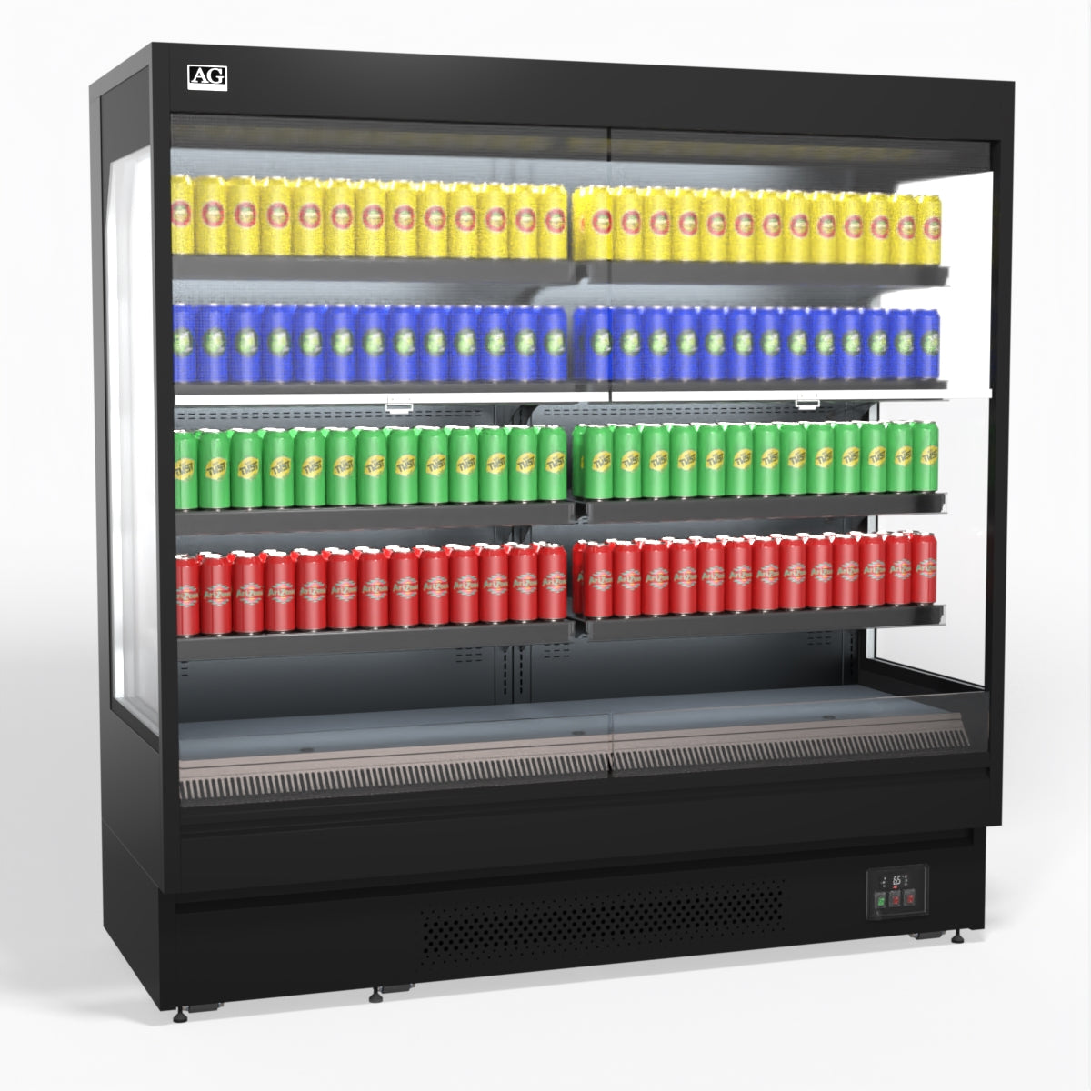 AG 1940mm Supermarket Open Multi Deck Showcase Fridge OMS2000